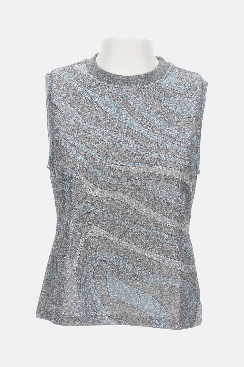 Pucci Abstract-motif Sleeveless Top In Multi