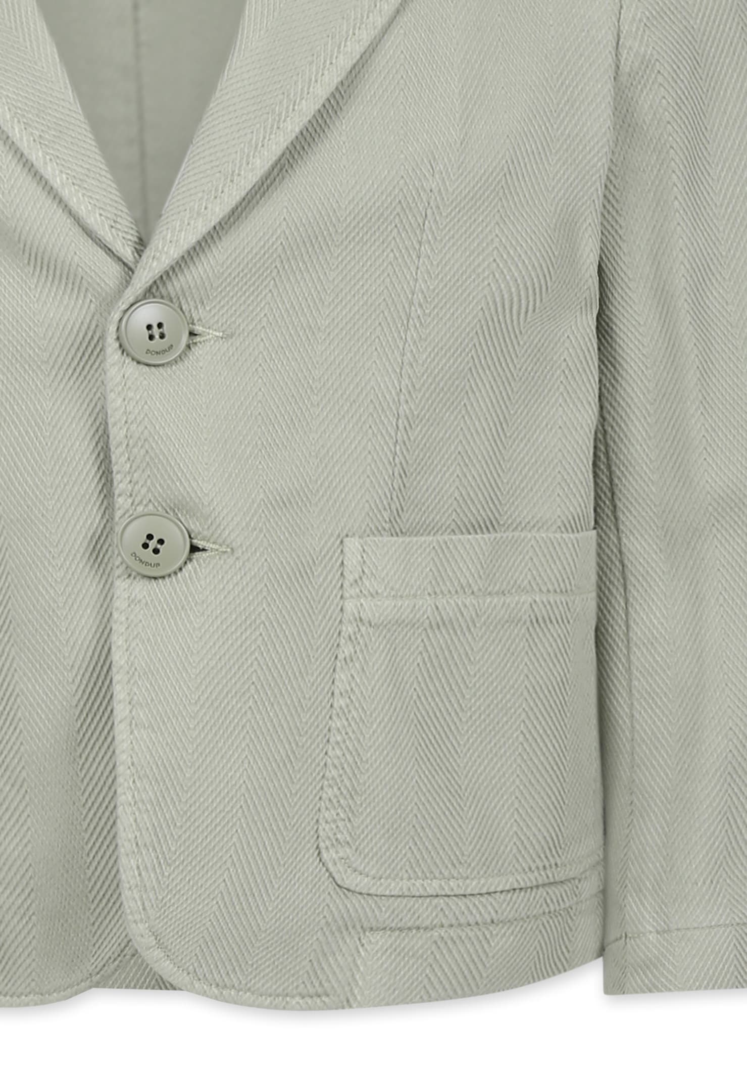 Shop Dondup Green Jacket For Boy With Logo