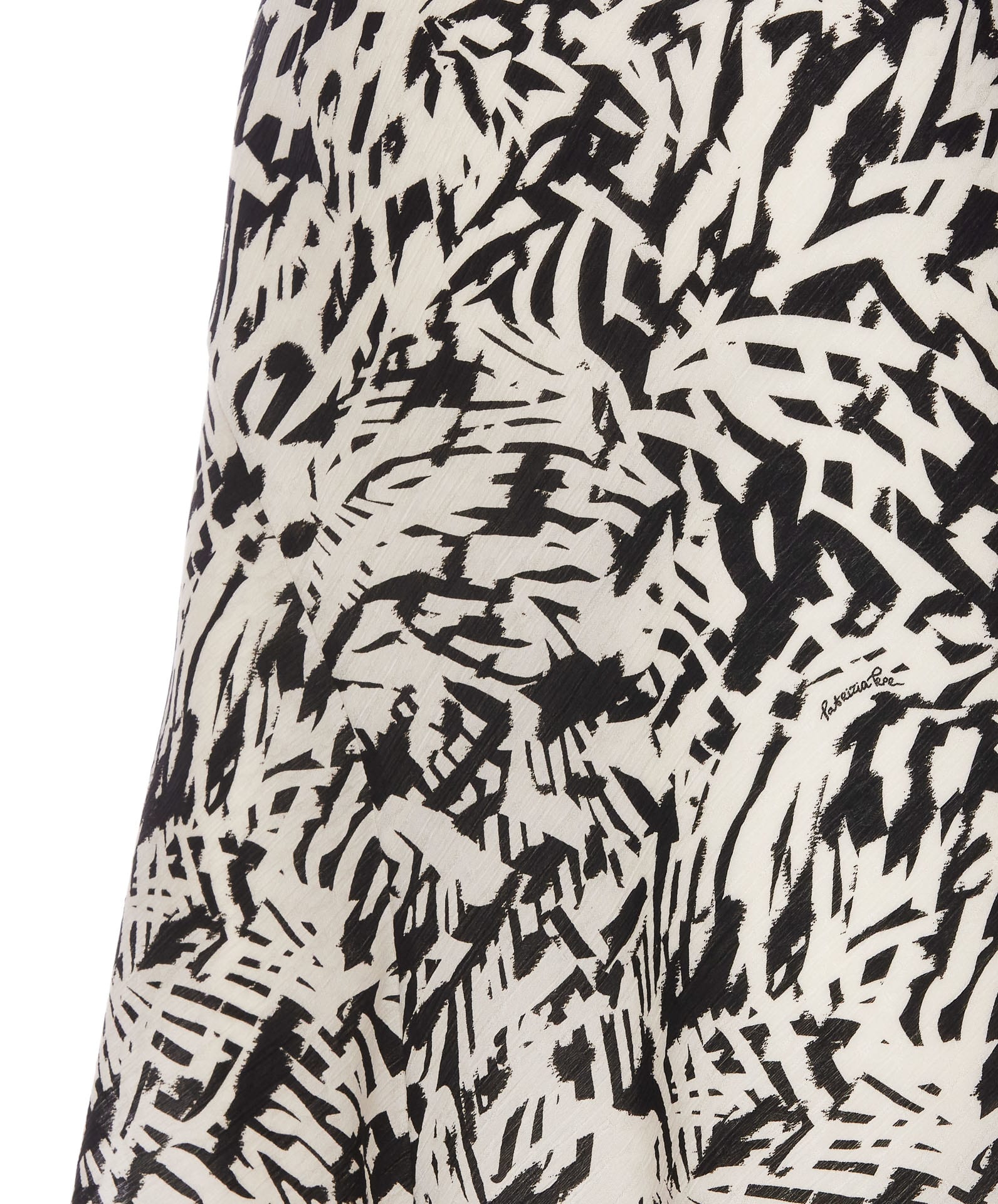 Shop Patrizia Pepe Printed Dress In Black