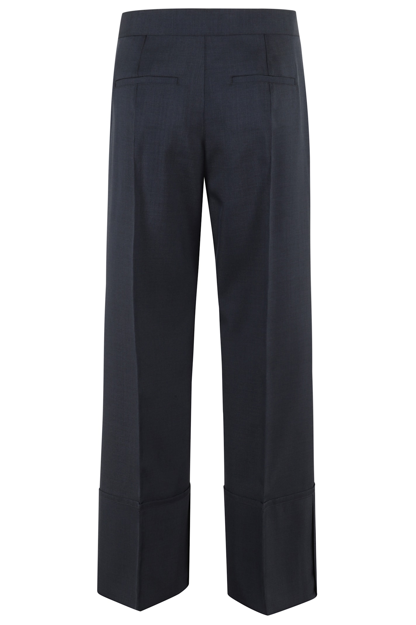 Theory Cropped Cuffed City Pants In Blue