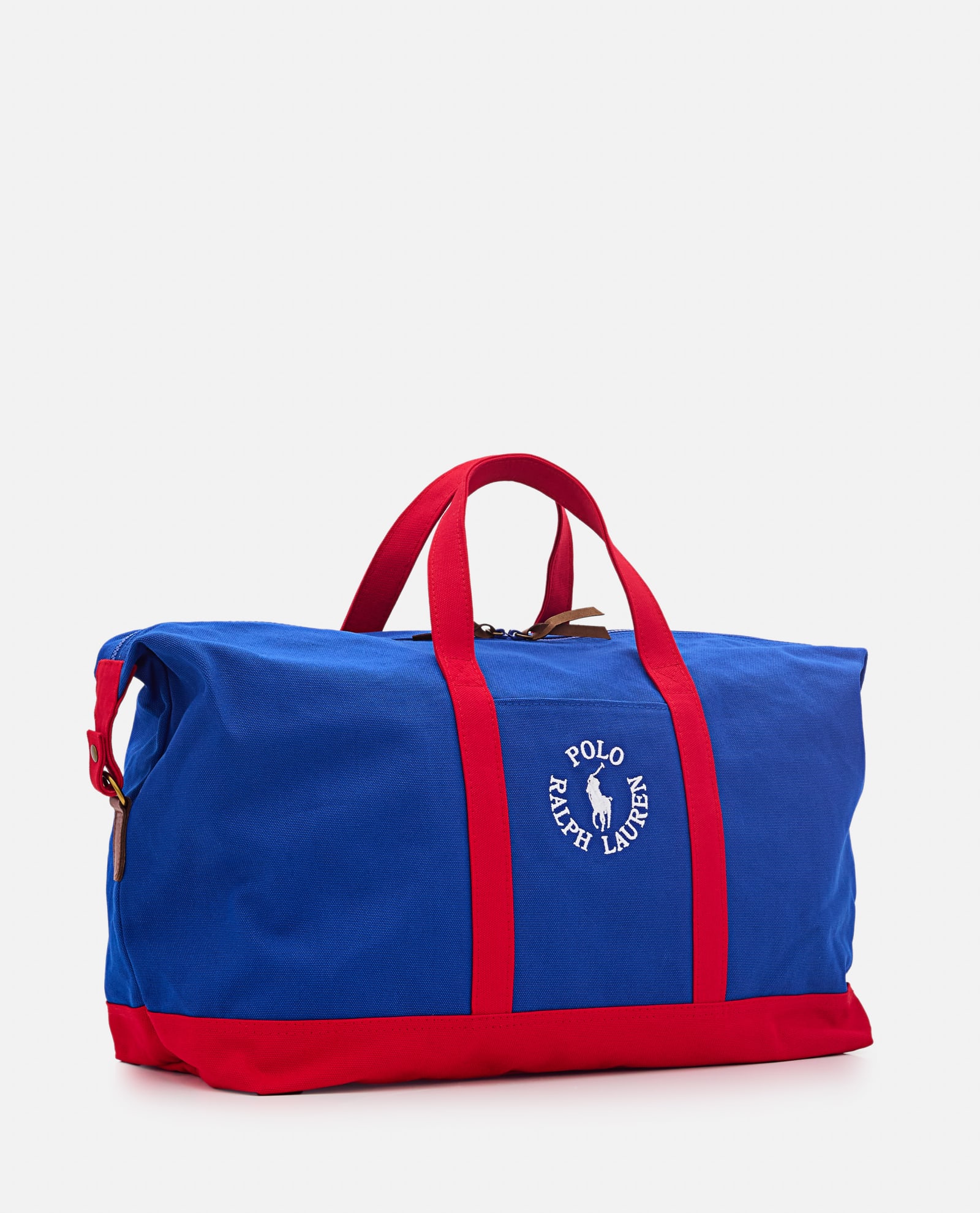 Shop Polo Ralph Lauren Duffle Large Travel Bag In Blue