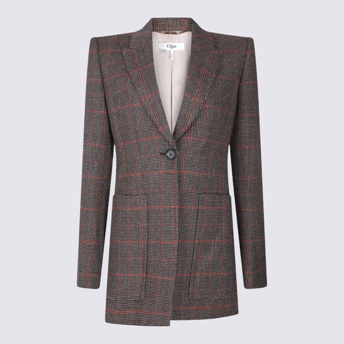 Chloé Chloe Women Classic Long Blazer Jacket In Brown