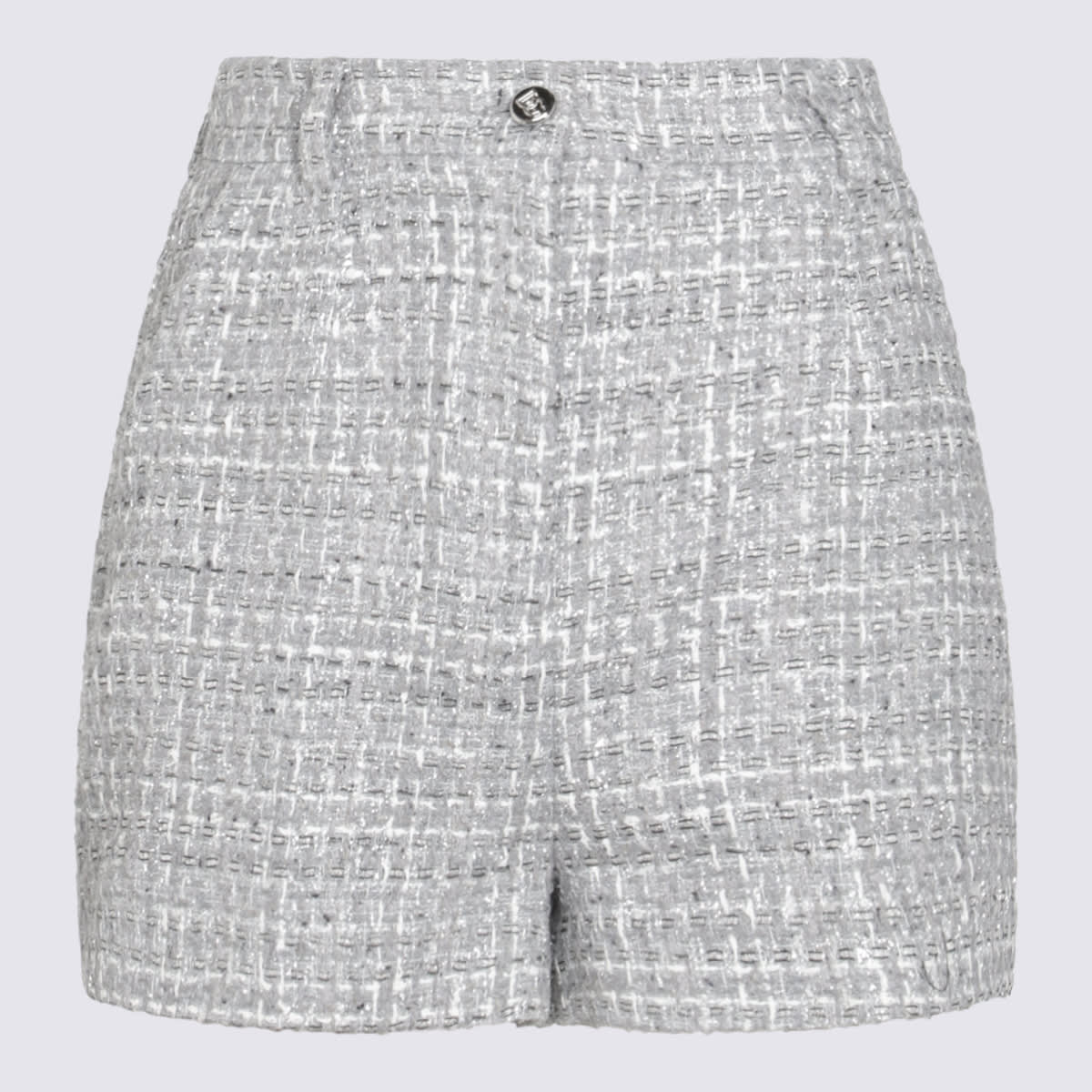 Grey Cotton Shorts