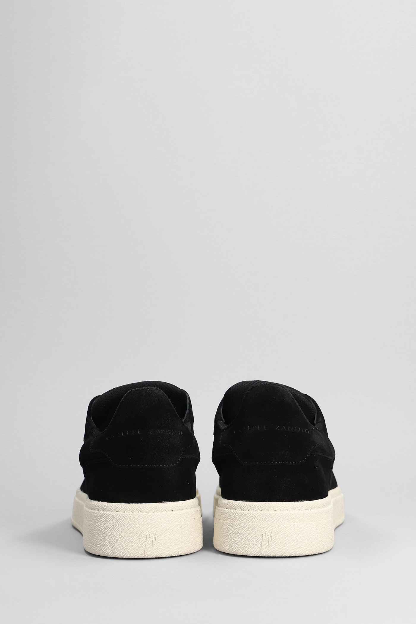 Shop Giuseppe Zanotti Gz95 Sneakers In Black Suede