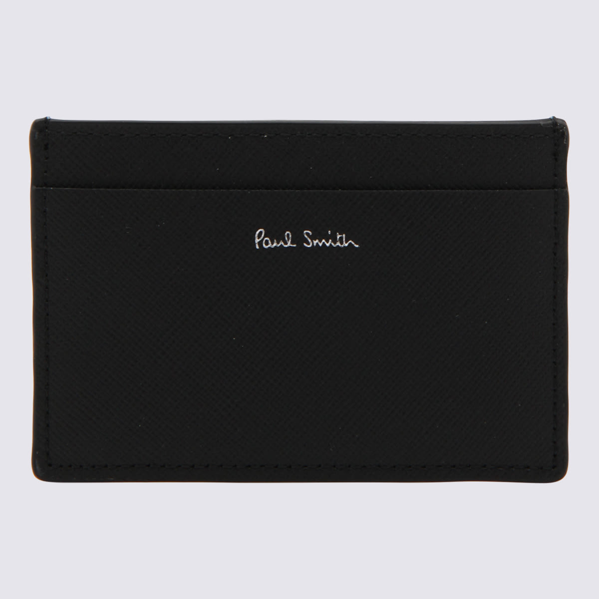 Shop Paul Smith Black Multicolour Leather Cardholder