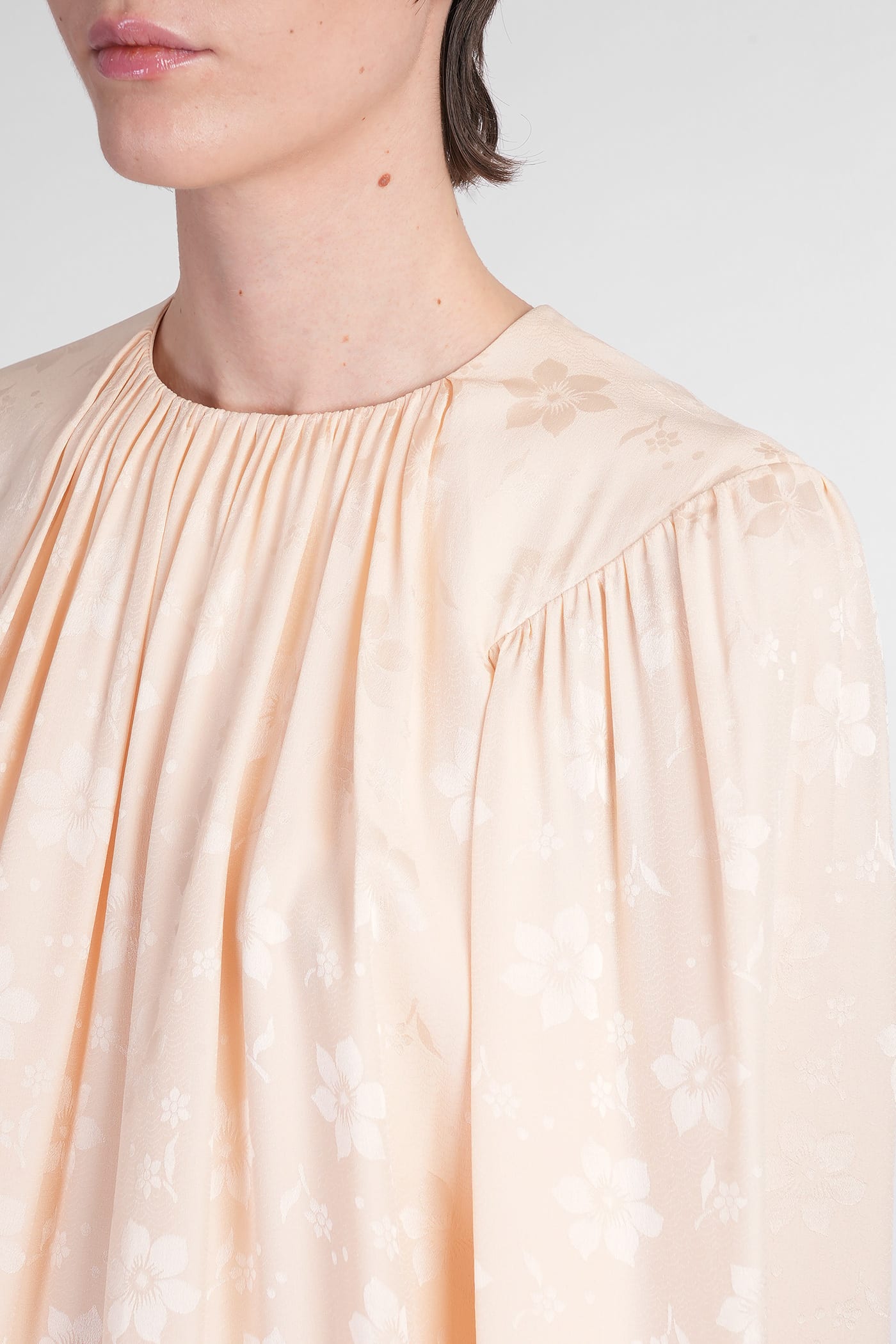 Chloé Dress Woman In Rose-pink Silk