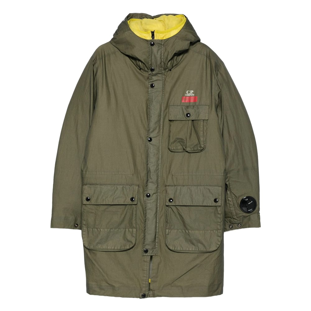C.p. Company Long-sleeved Casual Jacket In Green