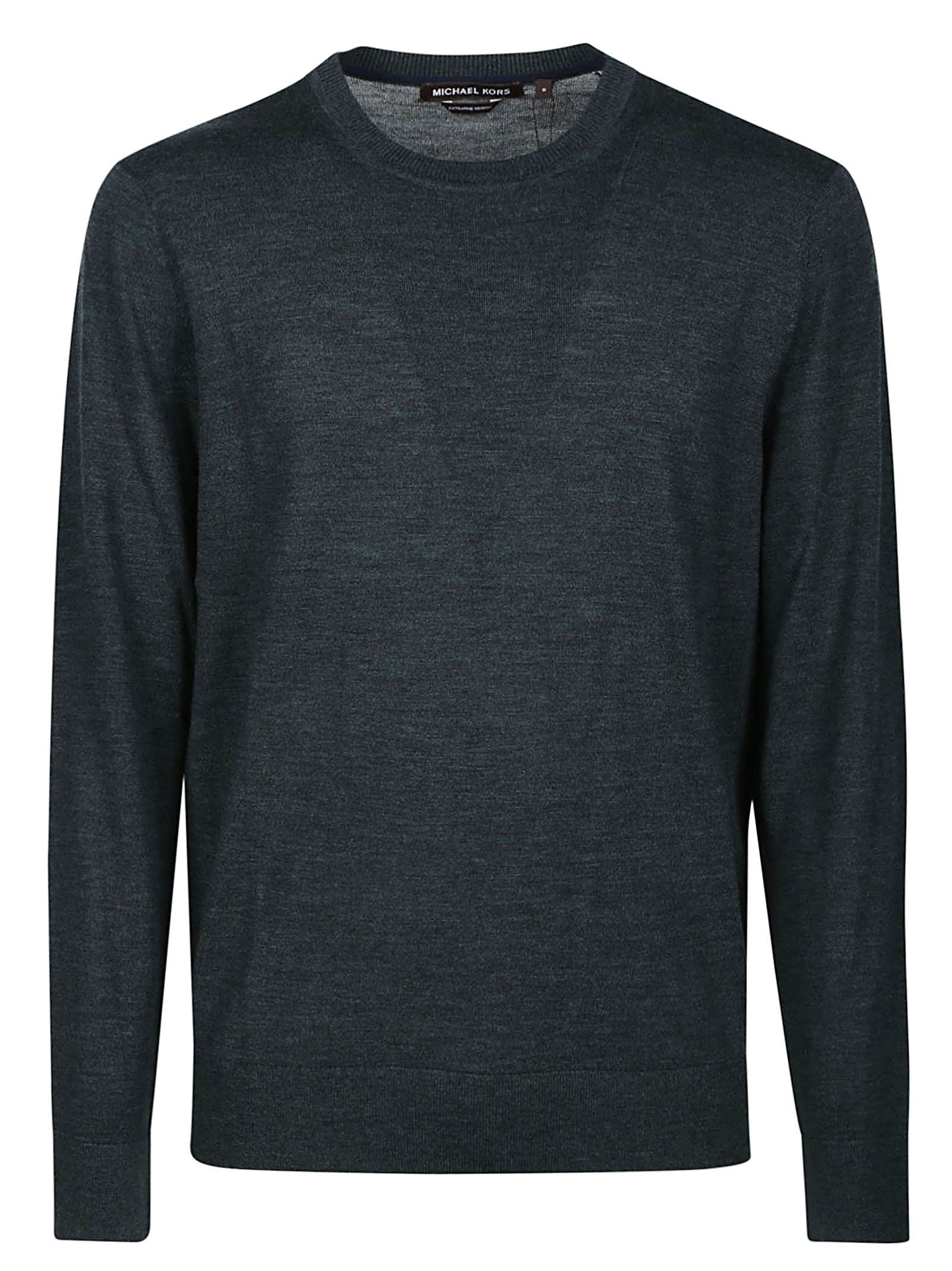 Shop Michael Kors Core Sweater In Loden Melang