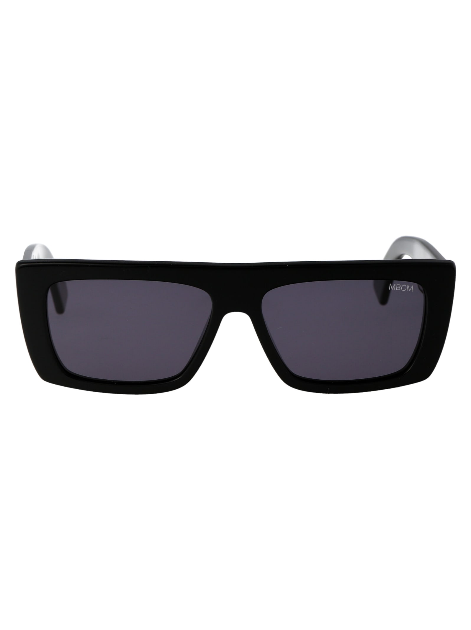 Shop Marcelo Burlon County Of Milan Lebu Sunglasses In 1007 Black