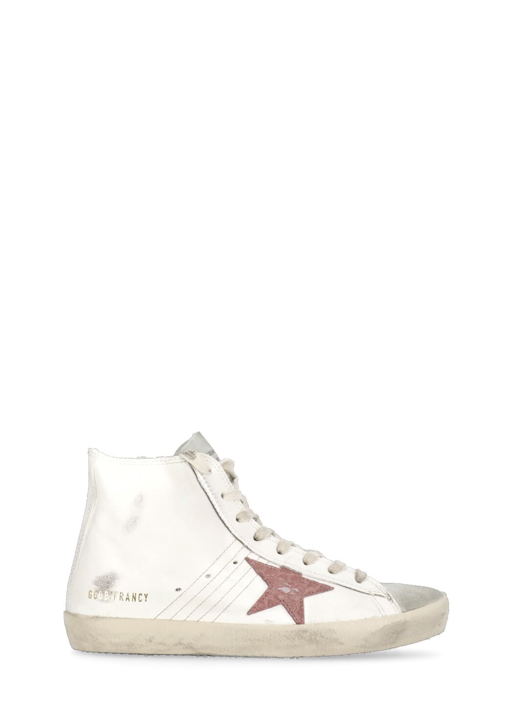 Shop Golden Goose Francy Classic Sneakers In White