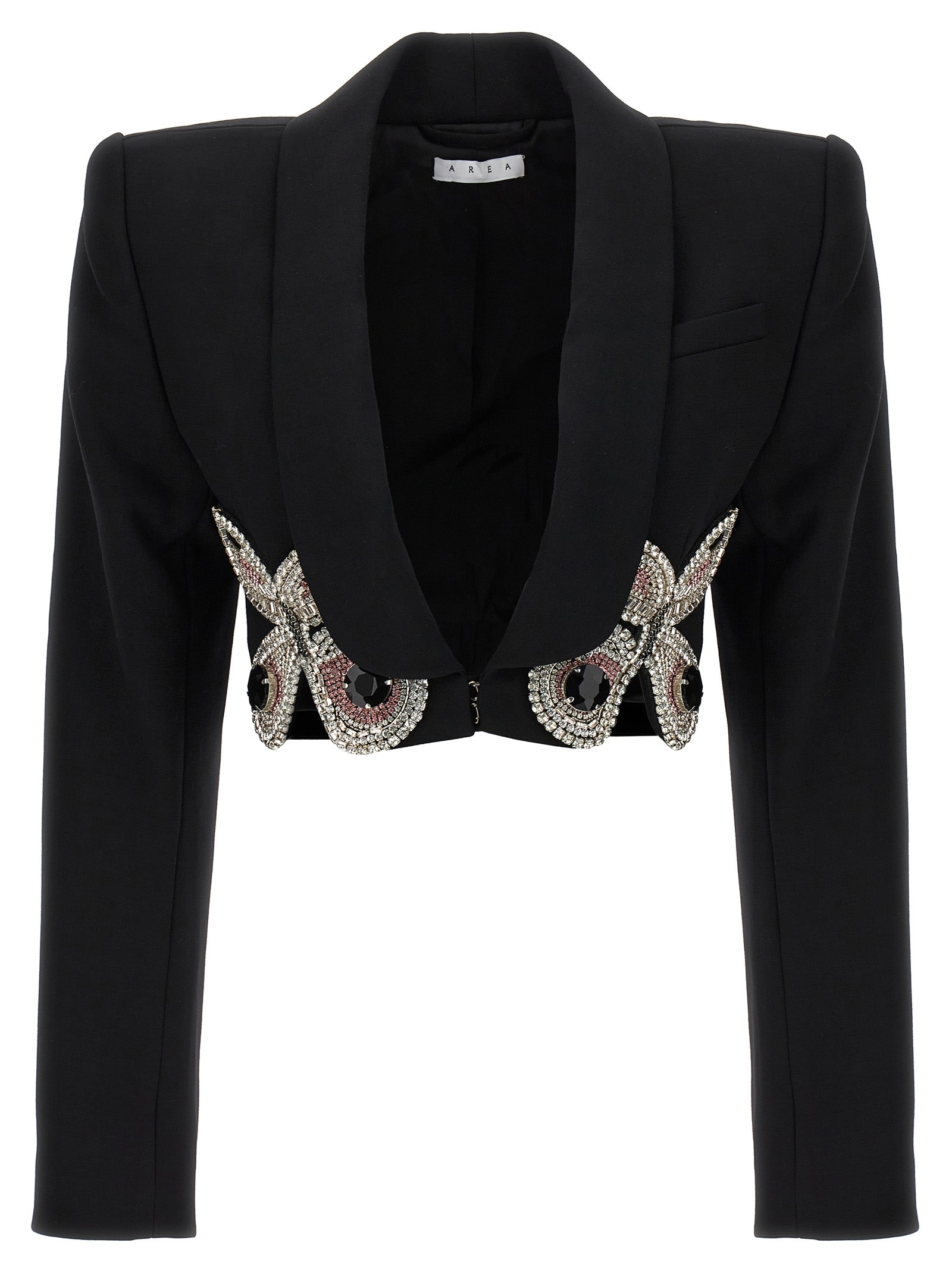 Blazer embroidered Butterfly Cropped