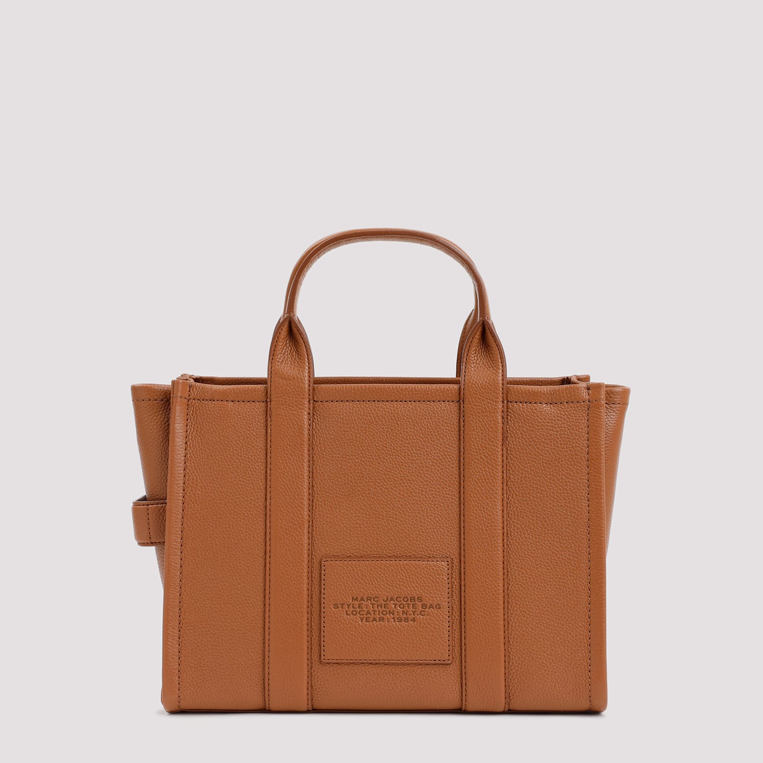 Marc Jacobs Shopping The Leather Medium Tote In Brown