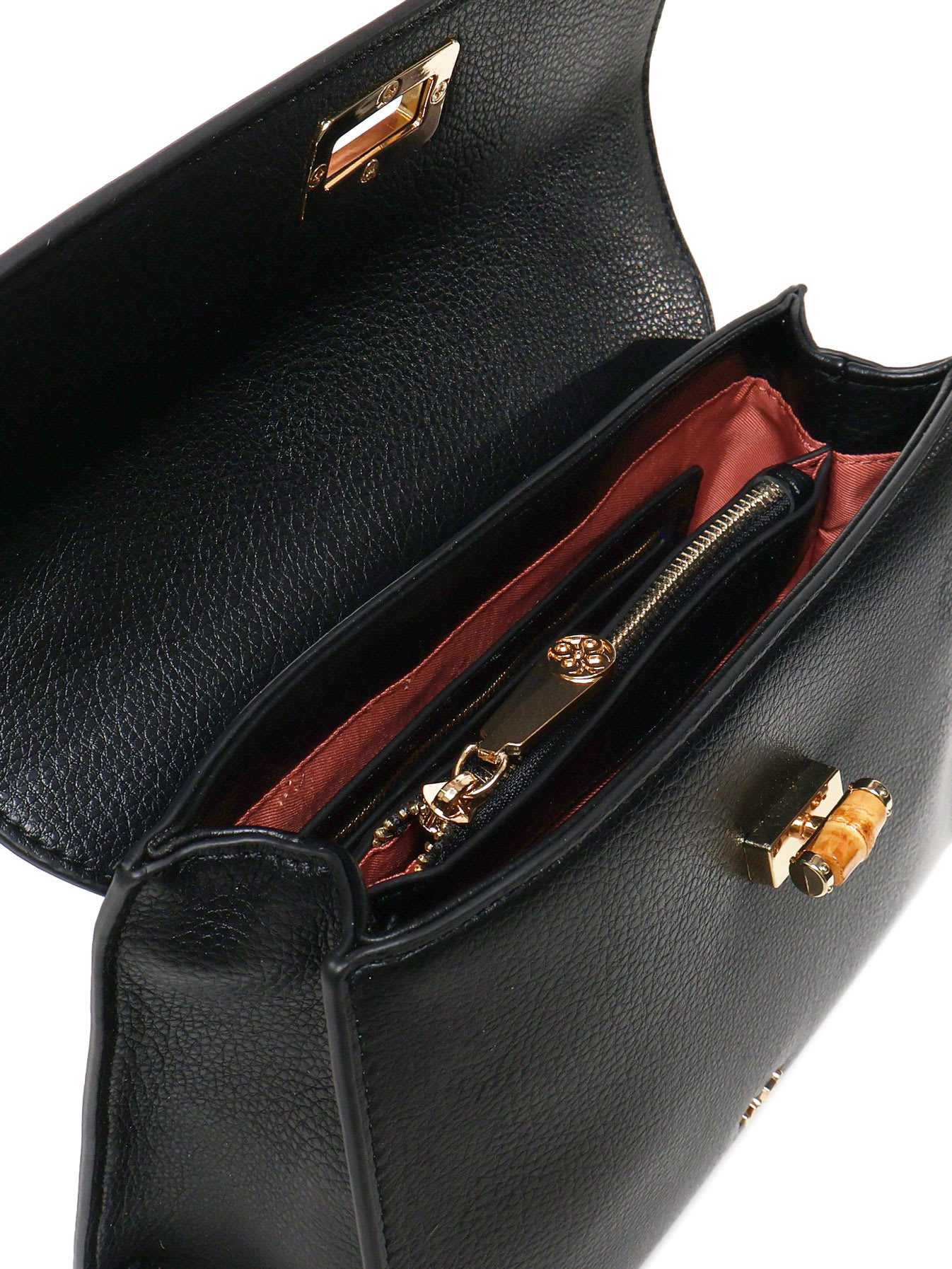 Shop V73 Nefertiti Handbag In Black