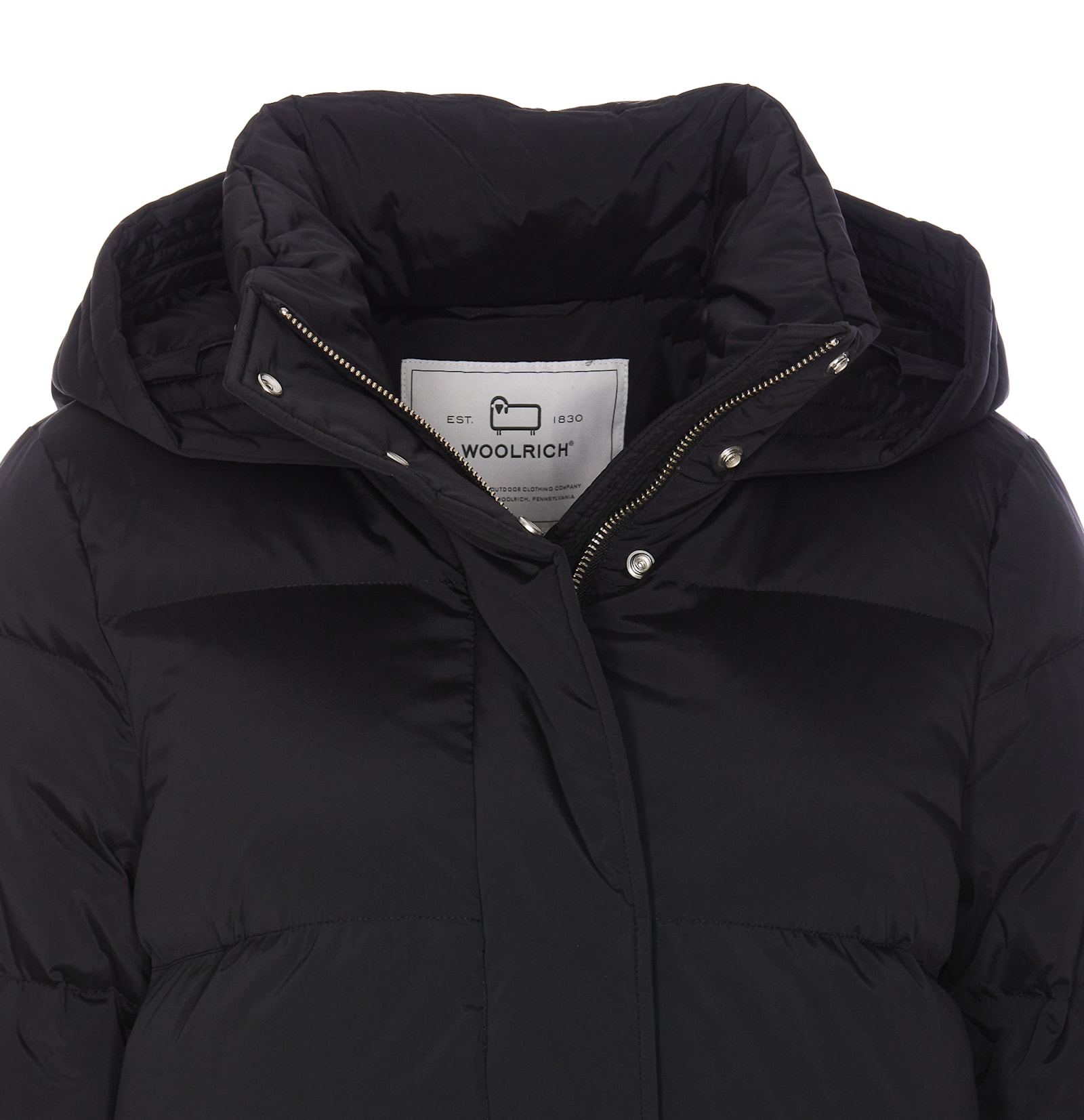 Shop Woolrich Alsea Puffer Parka In Black