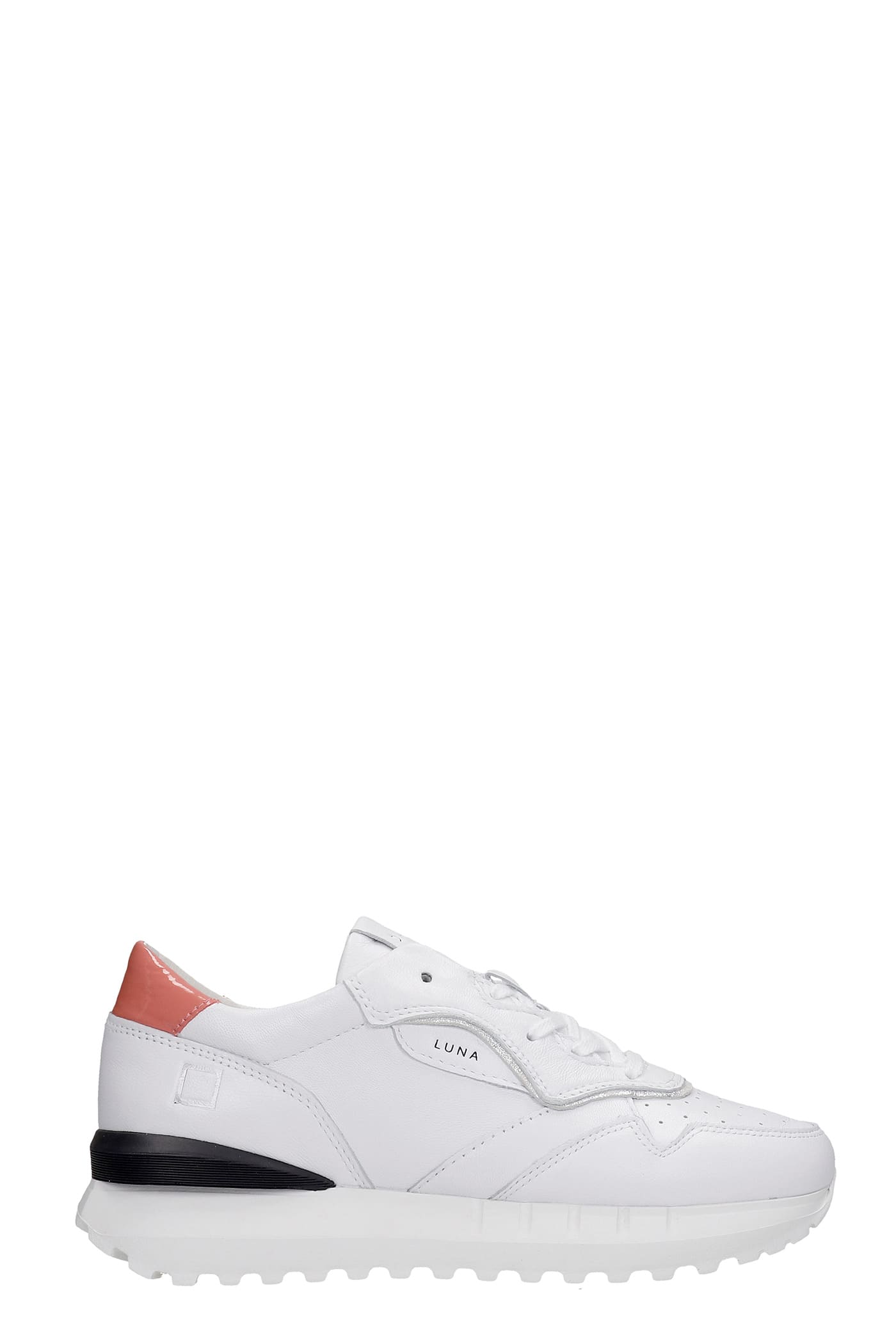 D.A.T.E. Luna Sneakers In White Leather