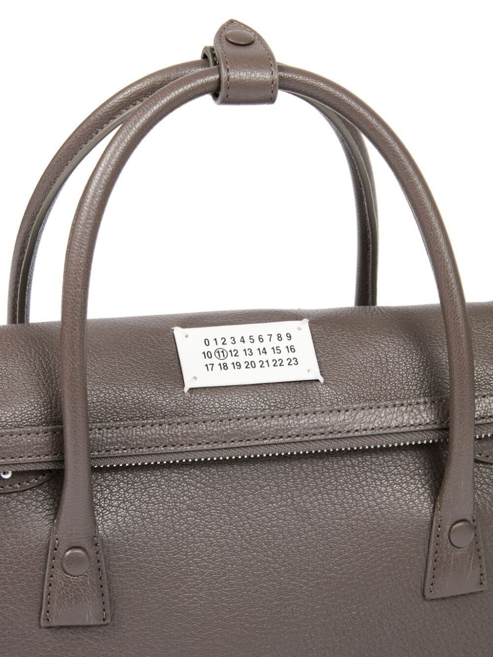 Shop Maison Margiela 5ac Handbag Est West In Elephant