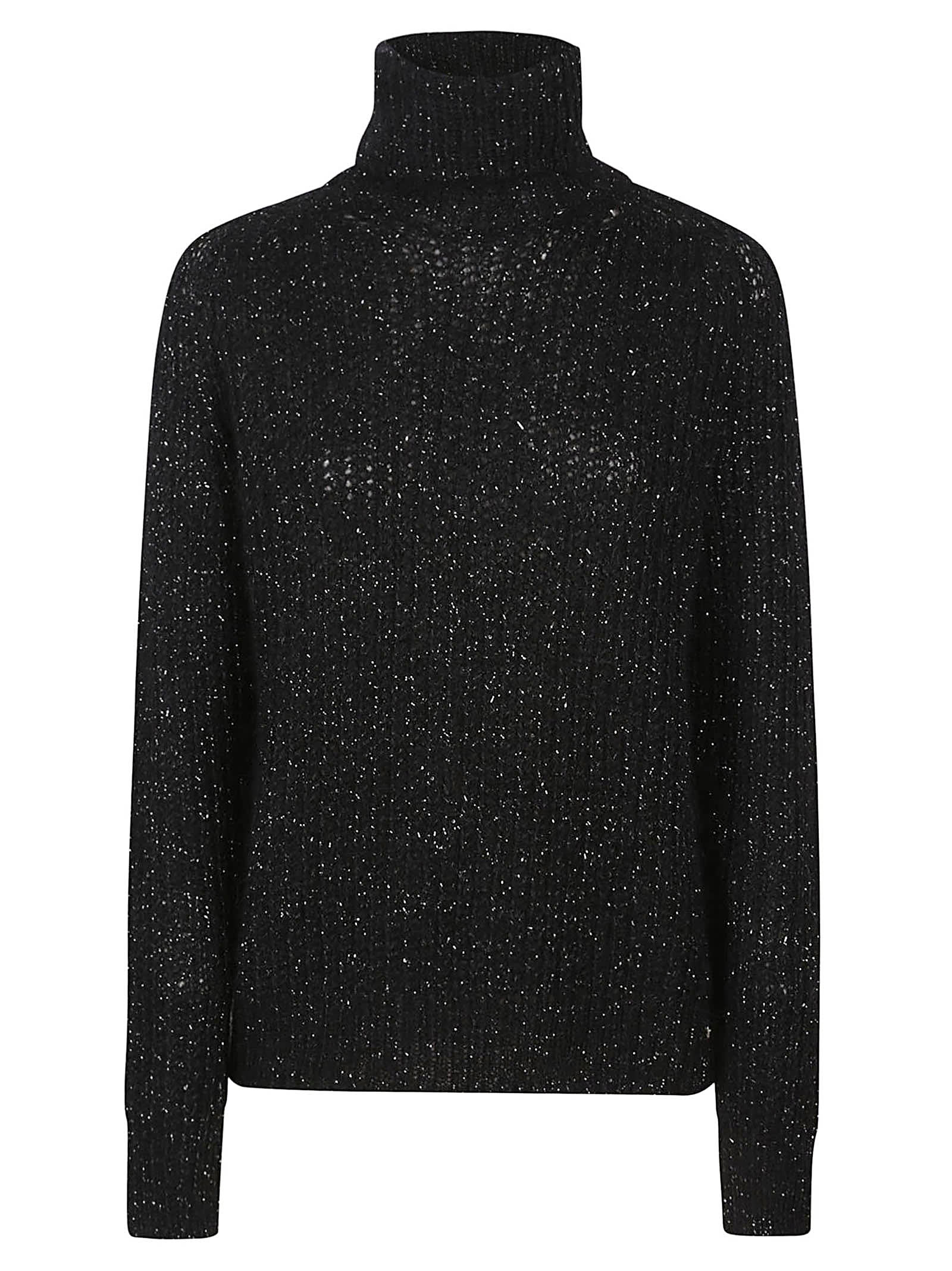 Herno Maglia Collo Alto In Black