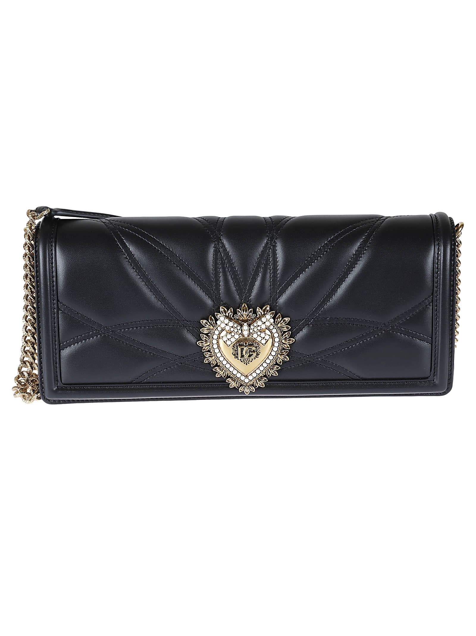 Dolce & Gabbana Quilted Devotion Shoulder Bag