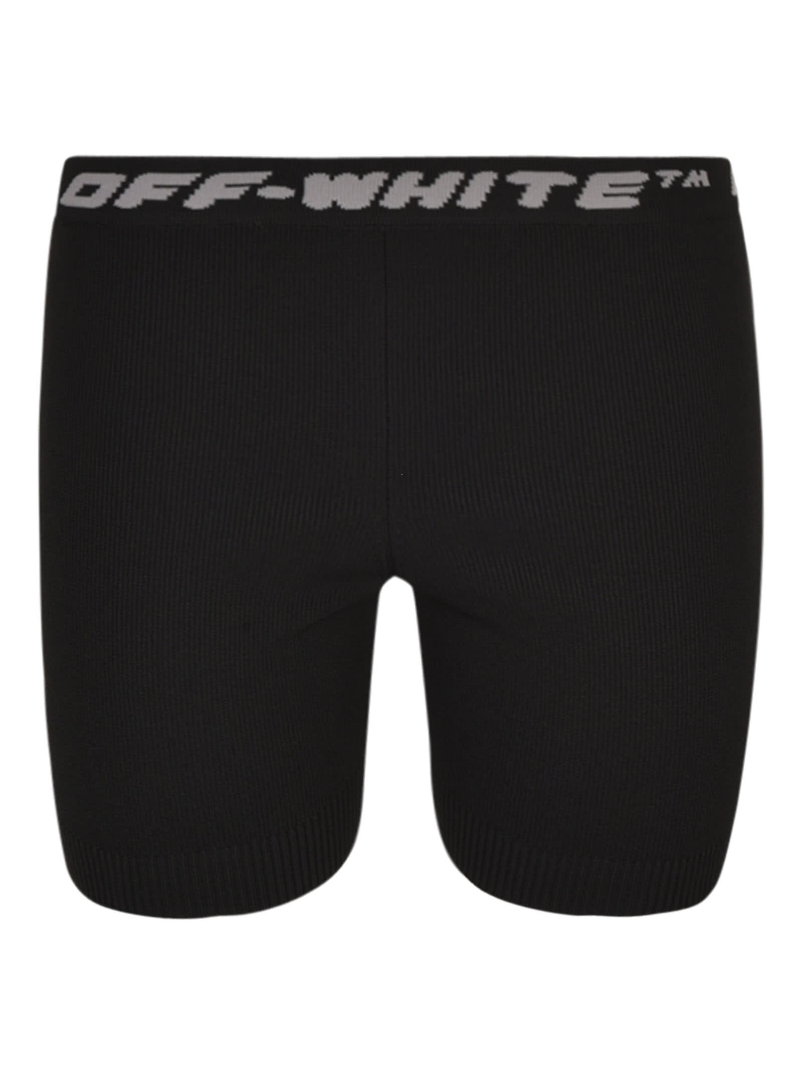 Off-white Womens Black Polyester Shorts In Black
