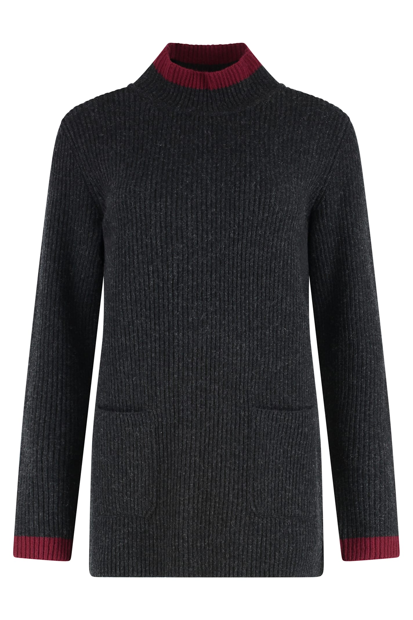 Etro Wool And Cashmere Sweater In Gray
