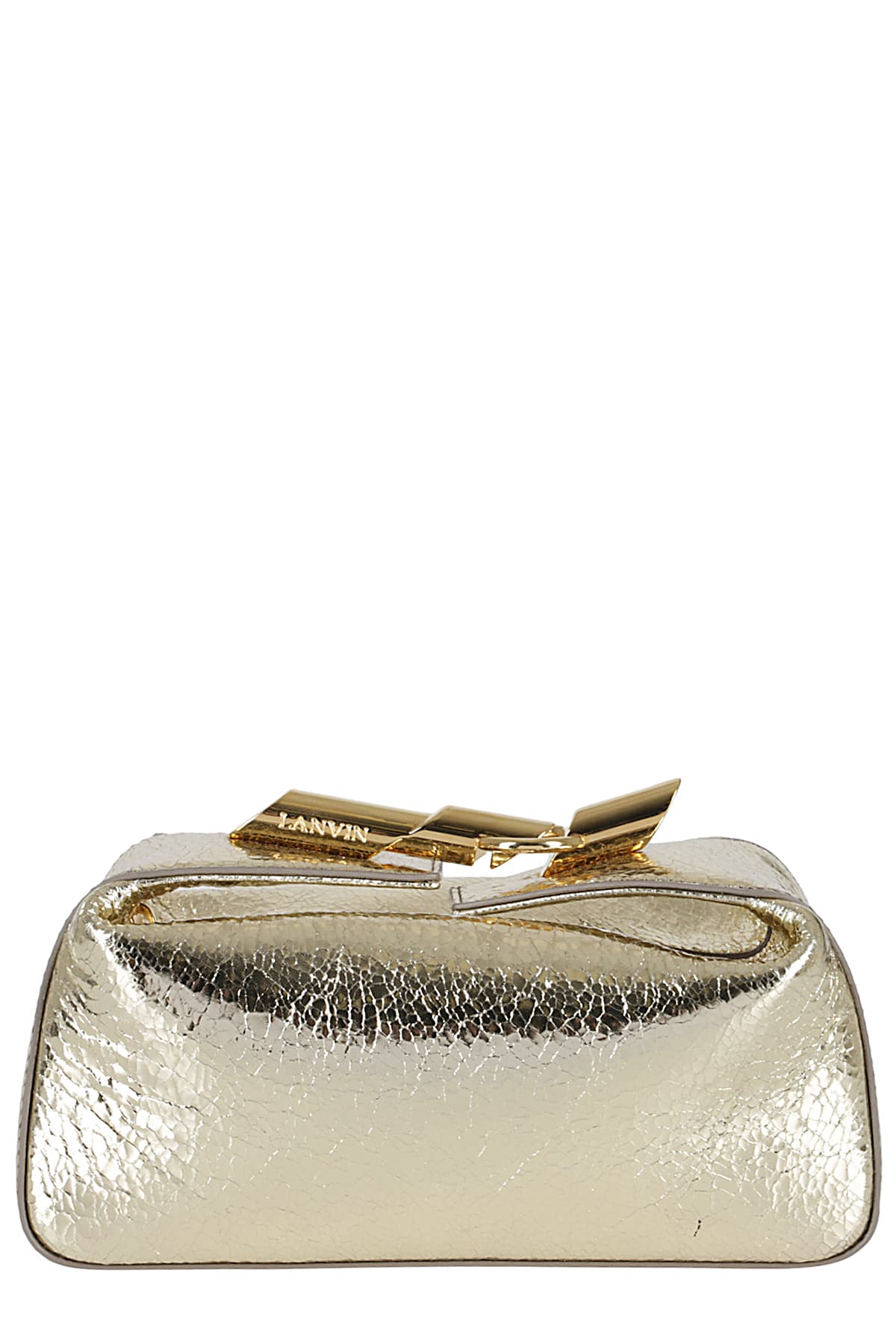 Shop Lanvin Haute Sequence Clutch Bag In Gold