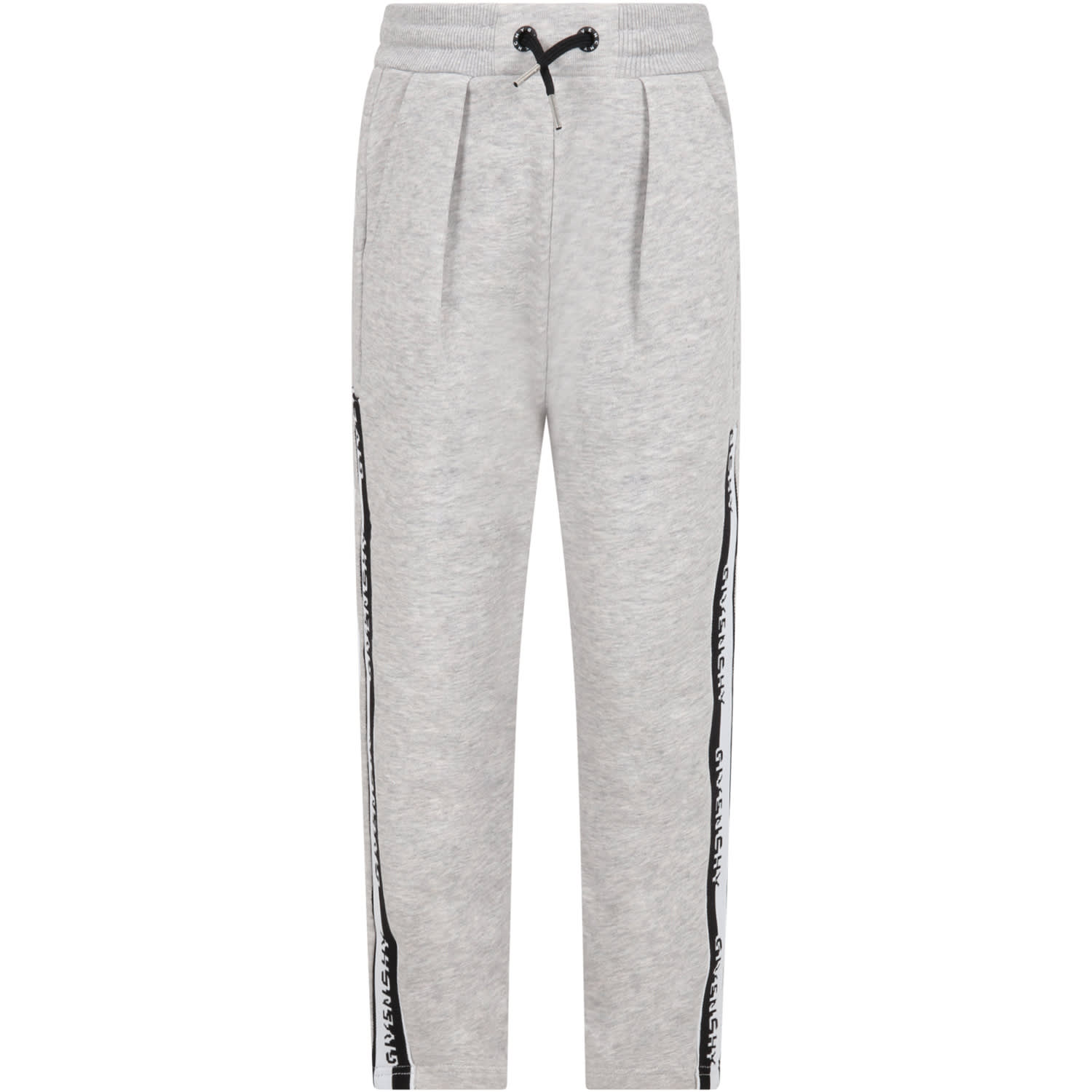 Givenchy Gray Sweatpants For Boy With Logo