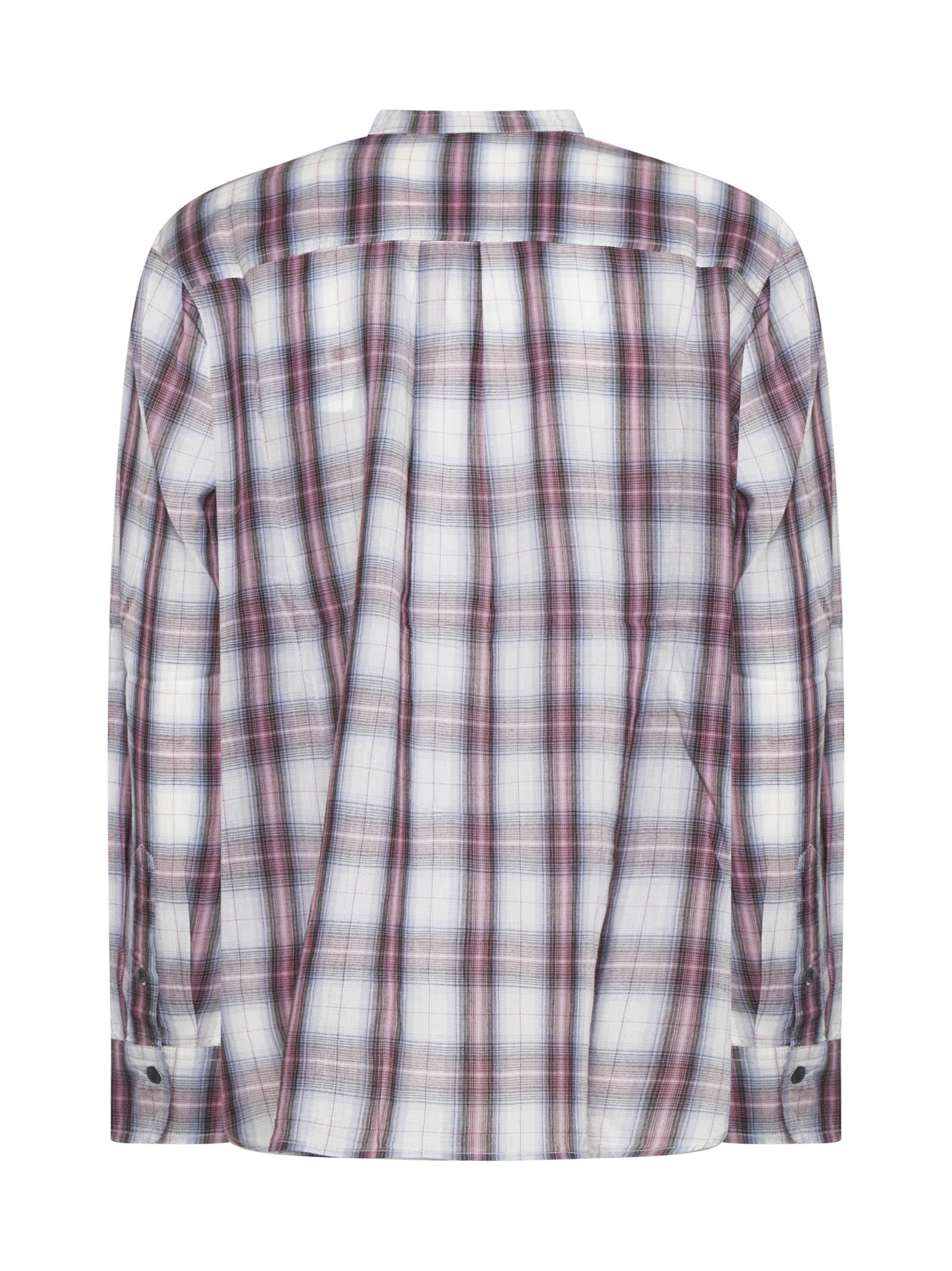 Shop Marant Etoile Shirt In Ecru/pink