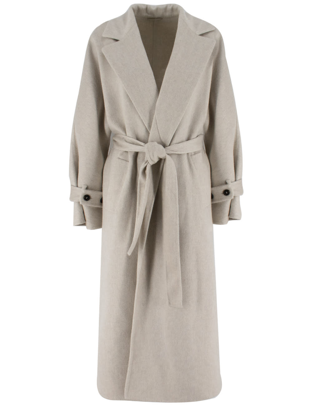 Shop Brunello Cucinelli Coat In Marmo