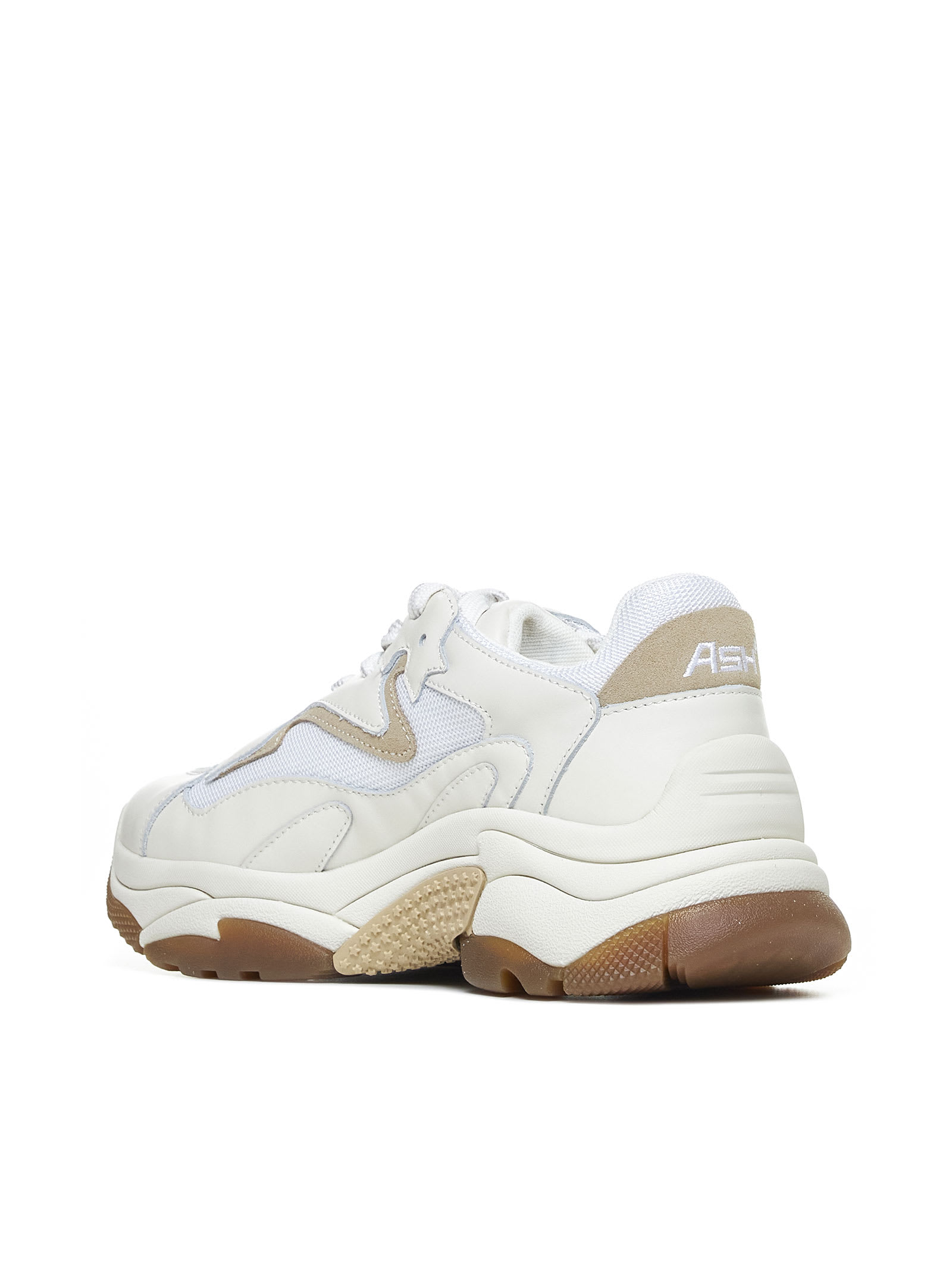 Shop Ash Sneakers In Off White/white/white