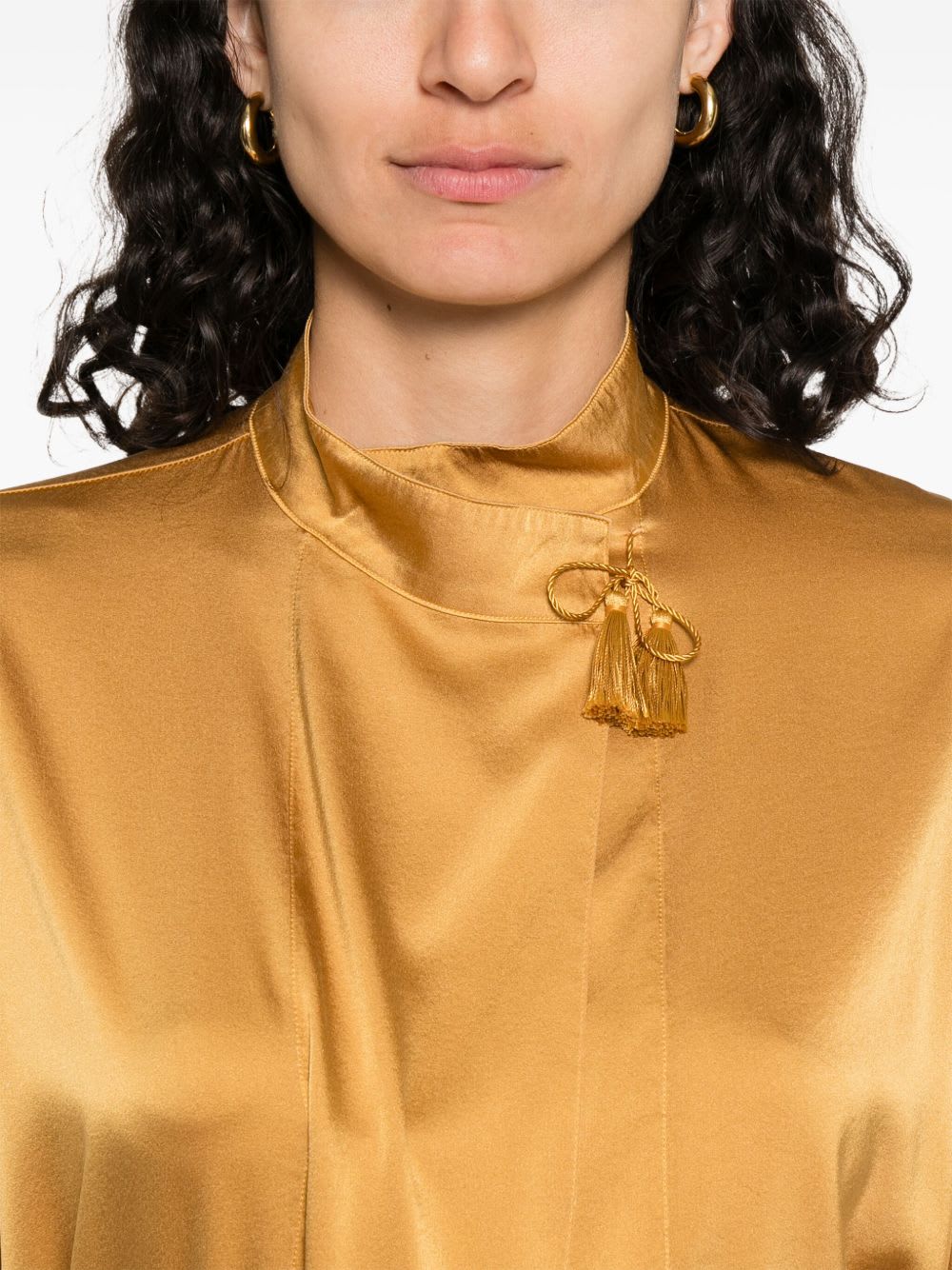 Forte Forte Women Silk Blouse In Brown