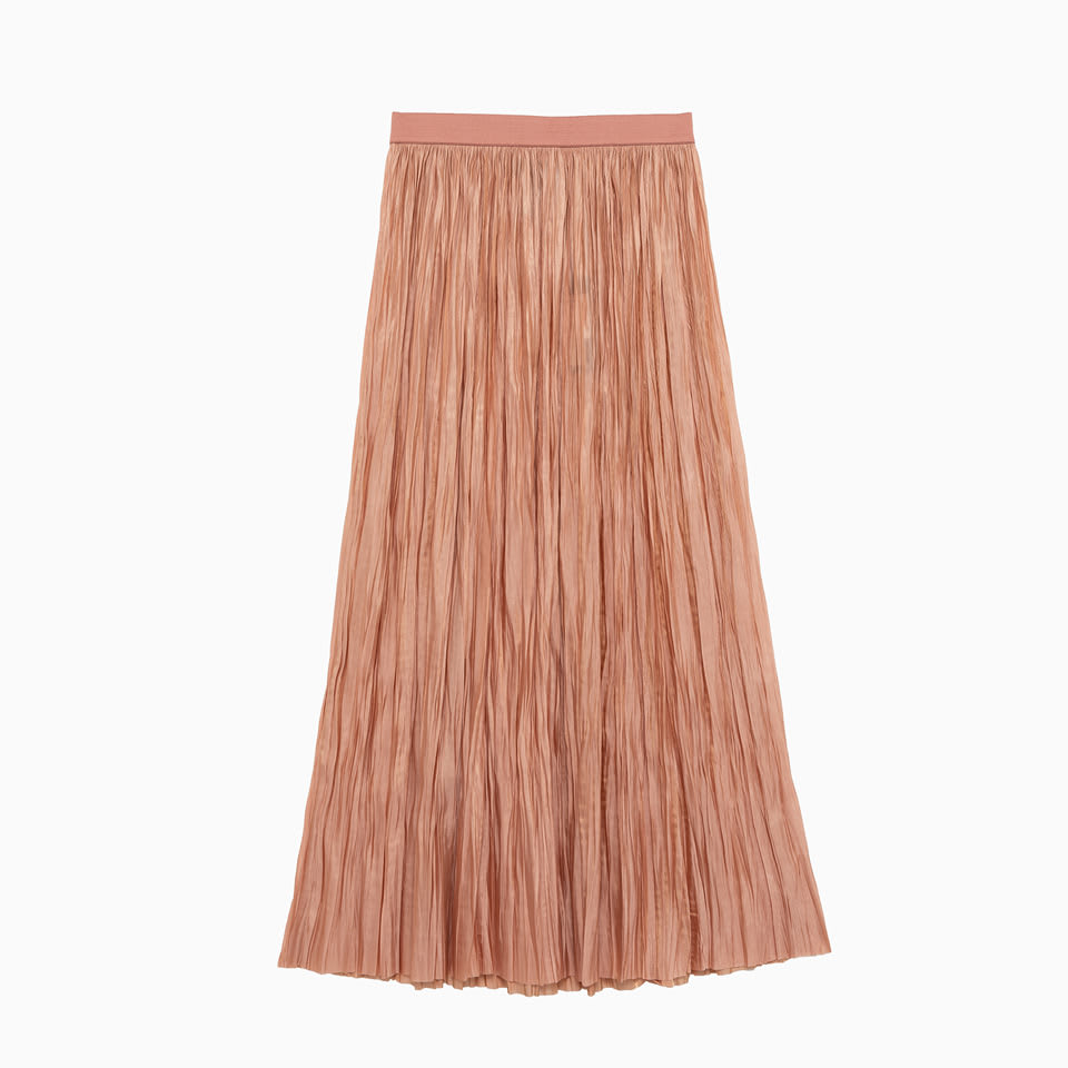 Roberto Collina Long Skirt In Pink