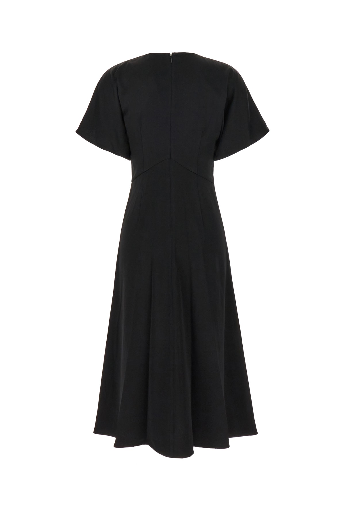 MICHAEL KORS BLACK TRIACETATE BLEND DRESS 