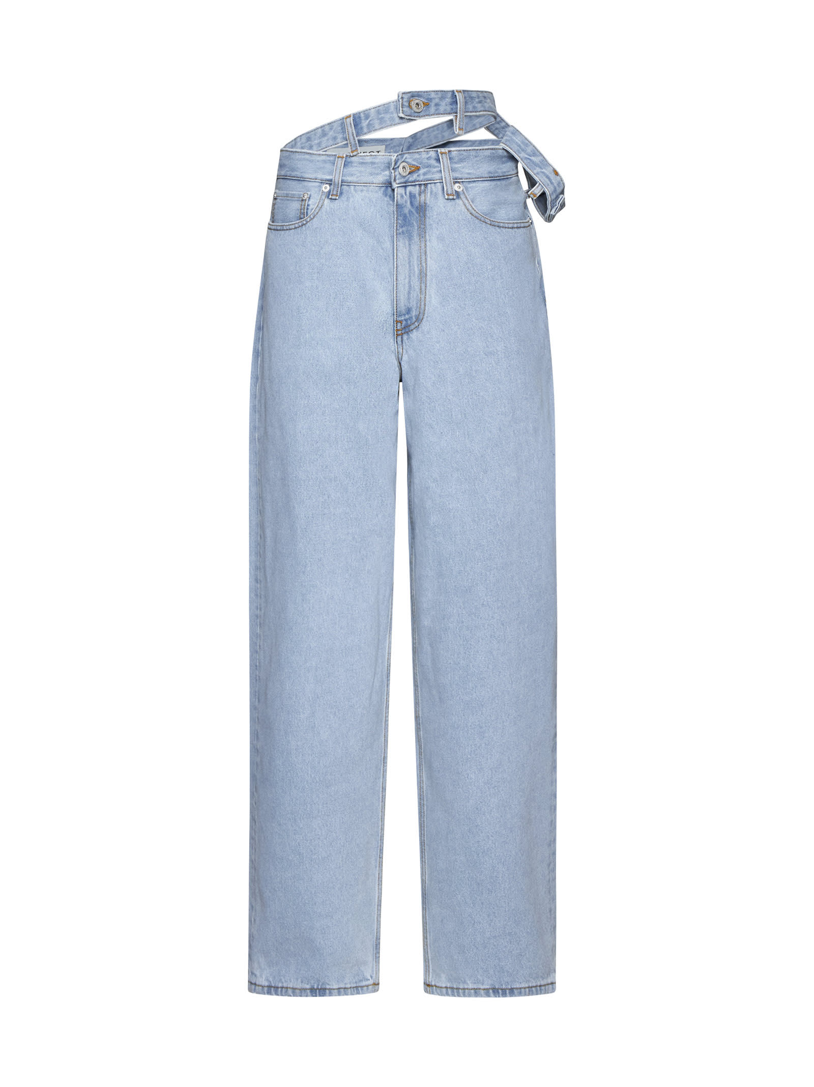 Shop Y/project Jeans In Evergreen Ice Blue