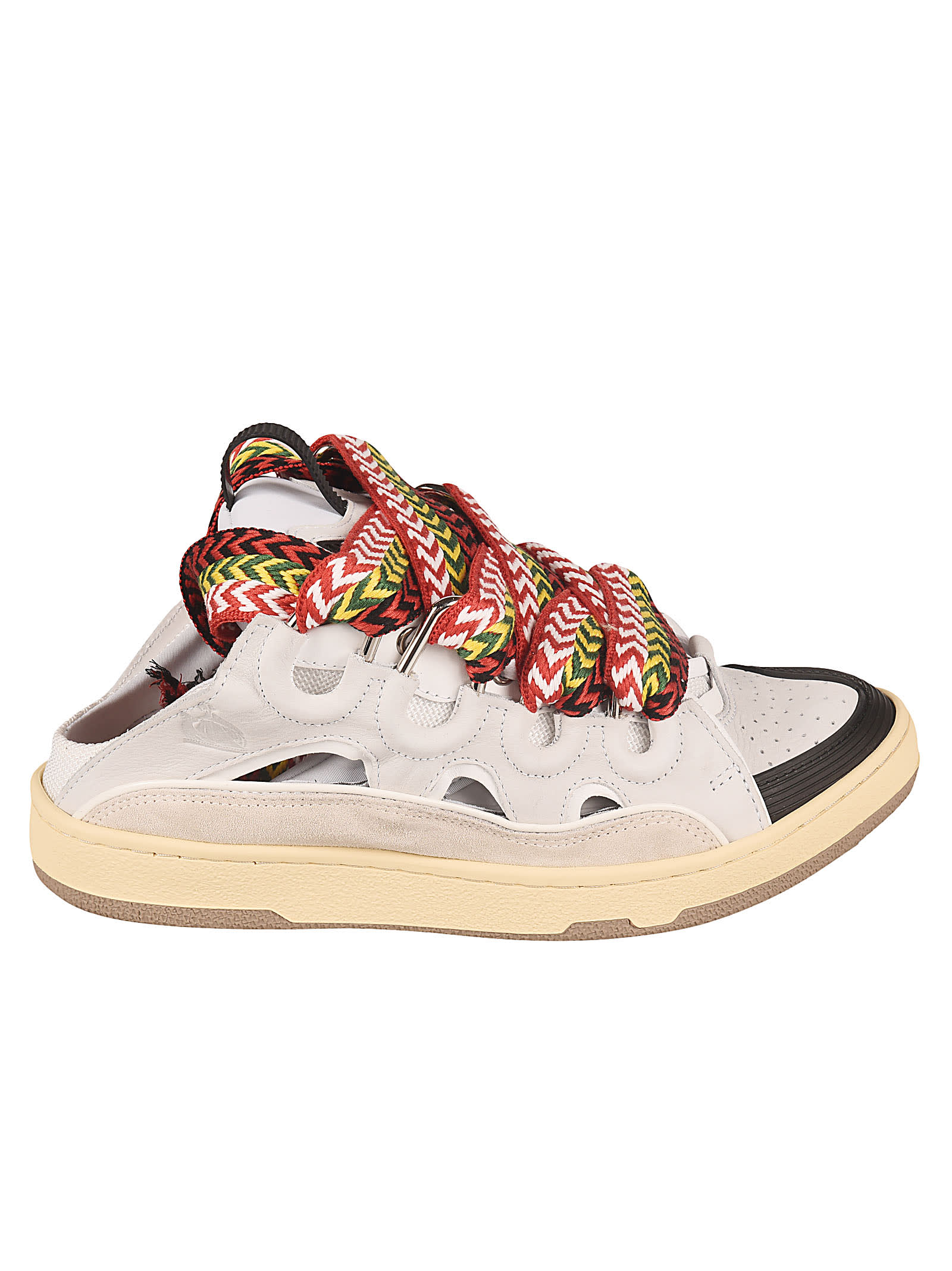 Lanvin Semi-exposed Back Lace-up Sneakers
