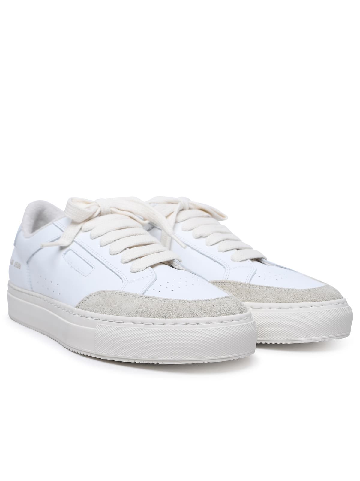 Shop Common Projects Tennis Pro White Leather Sneakers