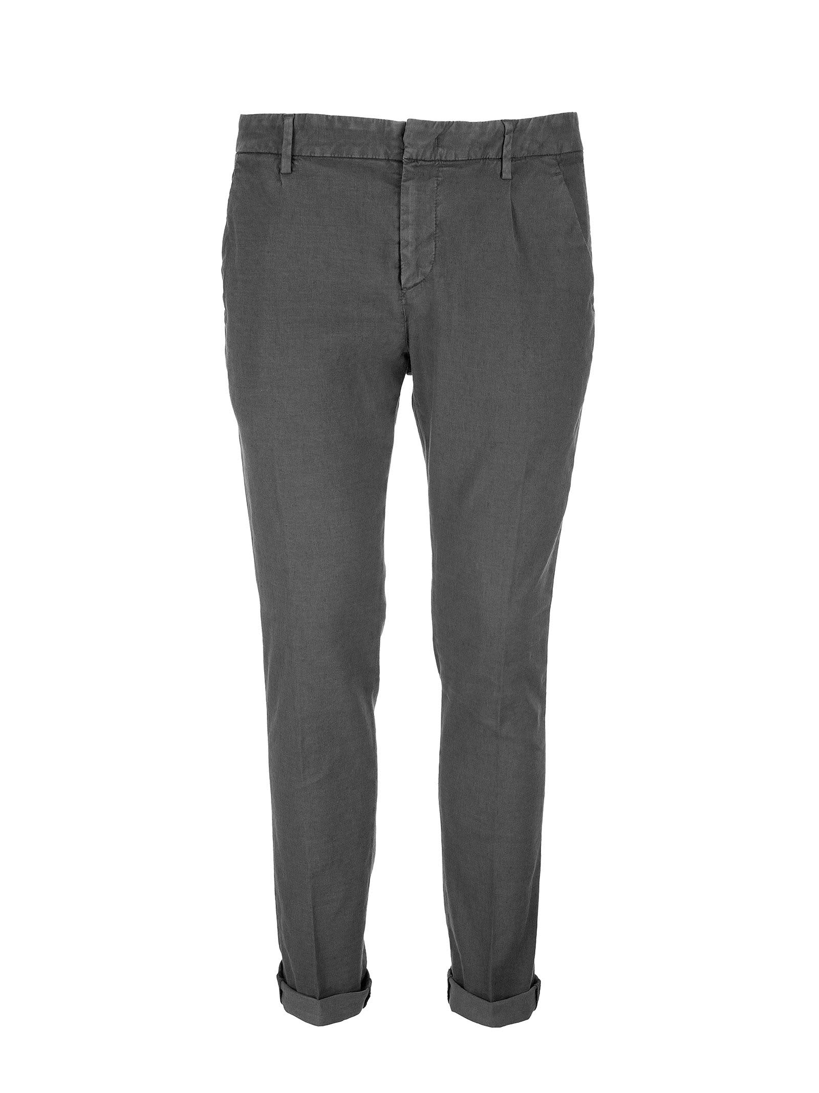Dondup Gaubert - Slim-fit Linen Trousers