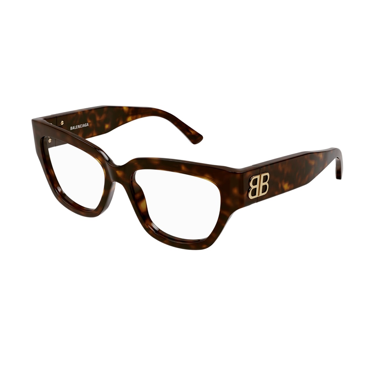 Shop Balenciaga Bb0326o Linea Everyday 002 Glasses In Marrone