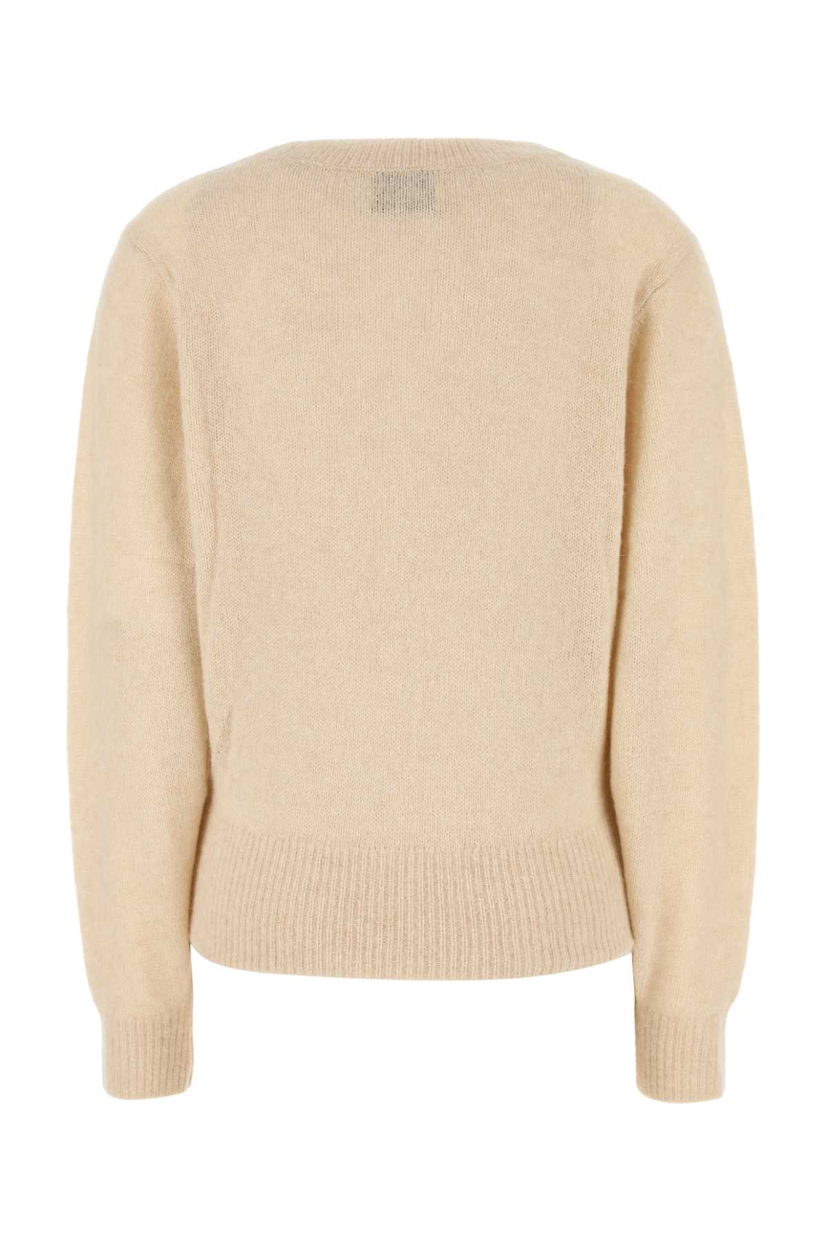 Shop Isabel Marant Beige Silk Blend Luisa Sweater