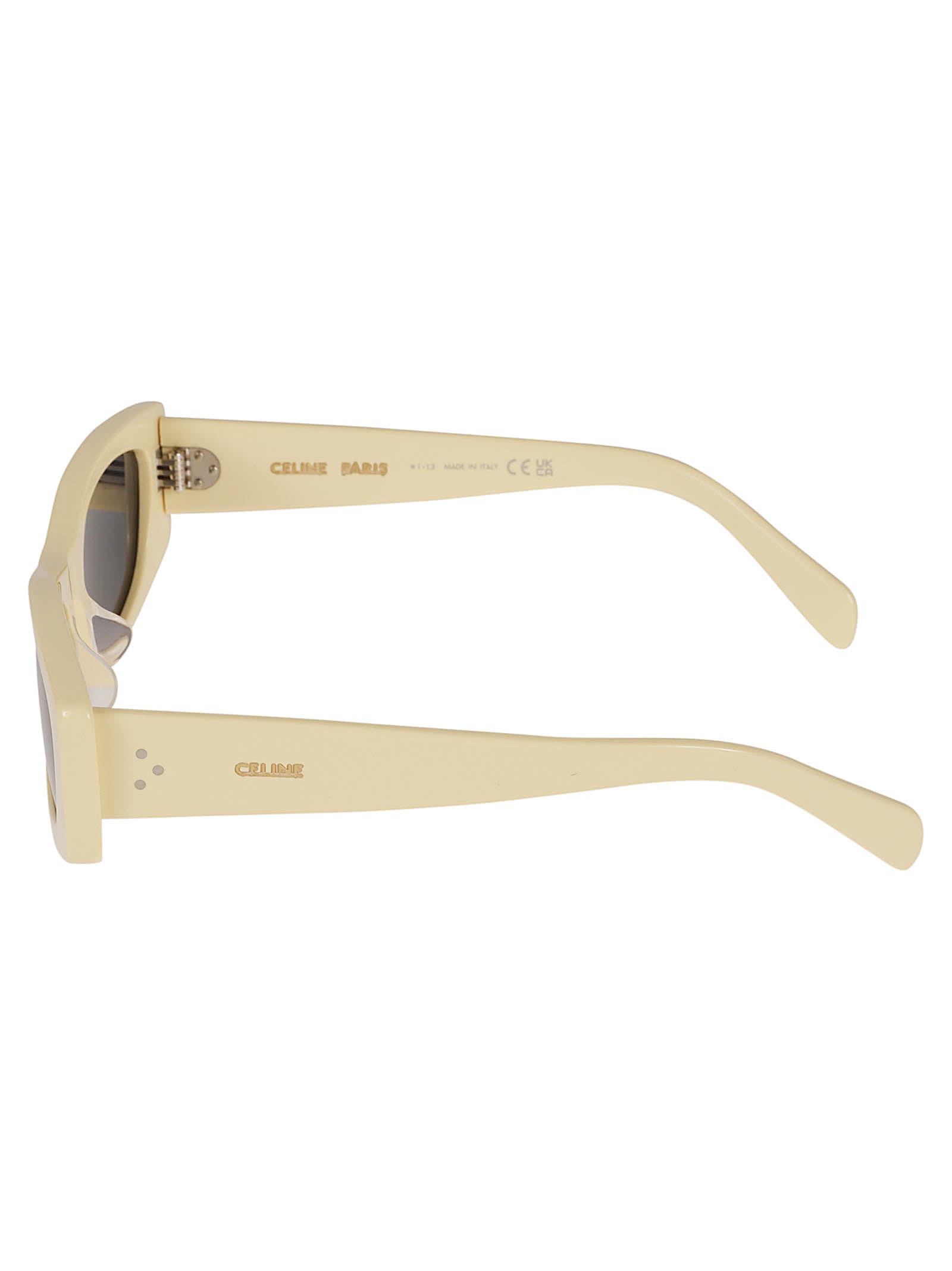 Shop Celine Long Rectangle Sunglasses In 39a