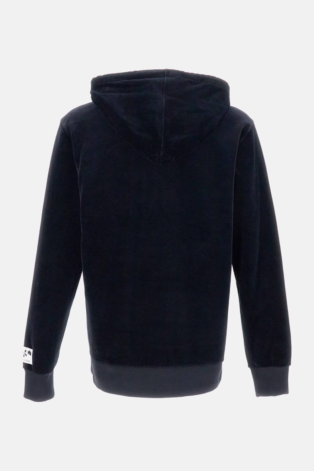 Golden Goose Journey Ms Hoodie Swatshirt Double Chenille Laser Print In Blue