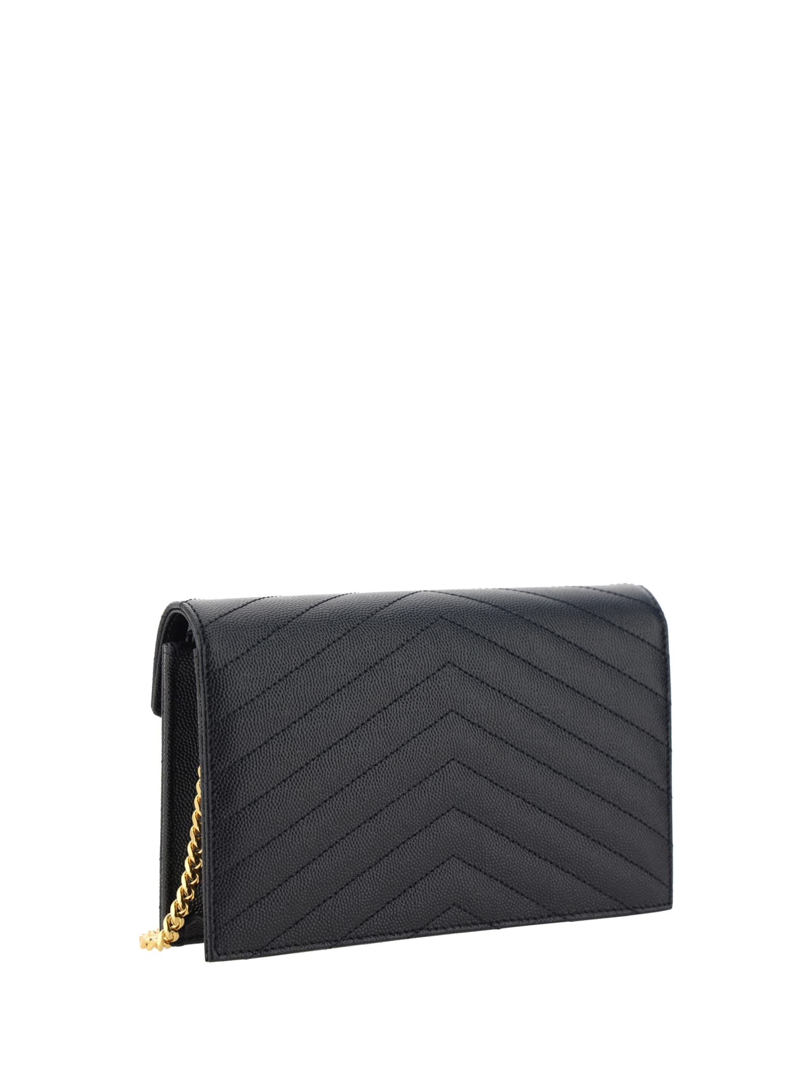 Saint Laurent Wallet With Chain