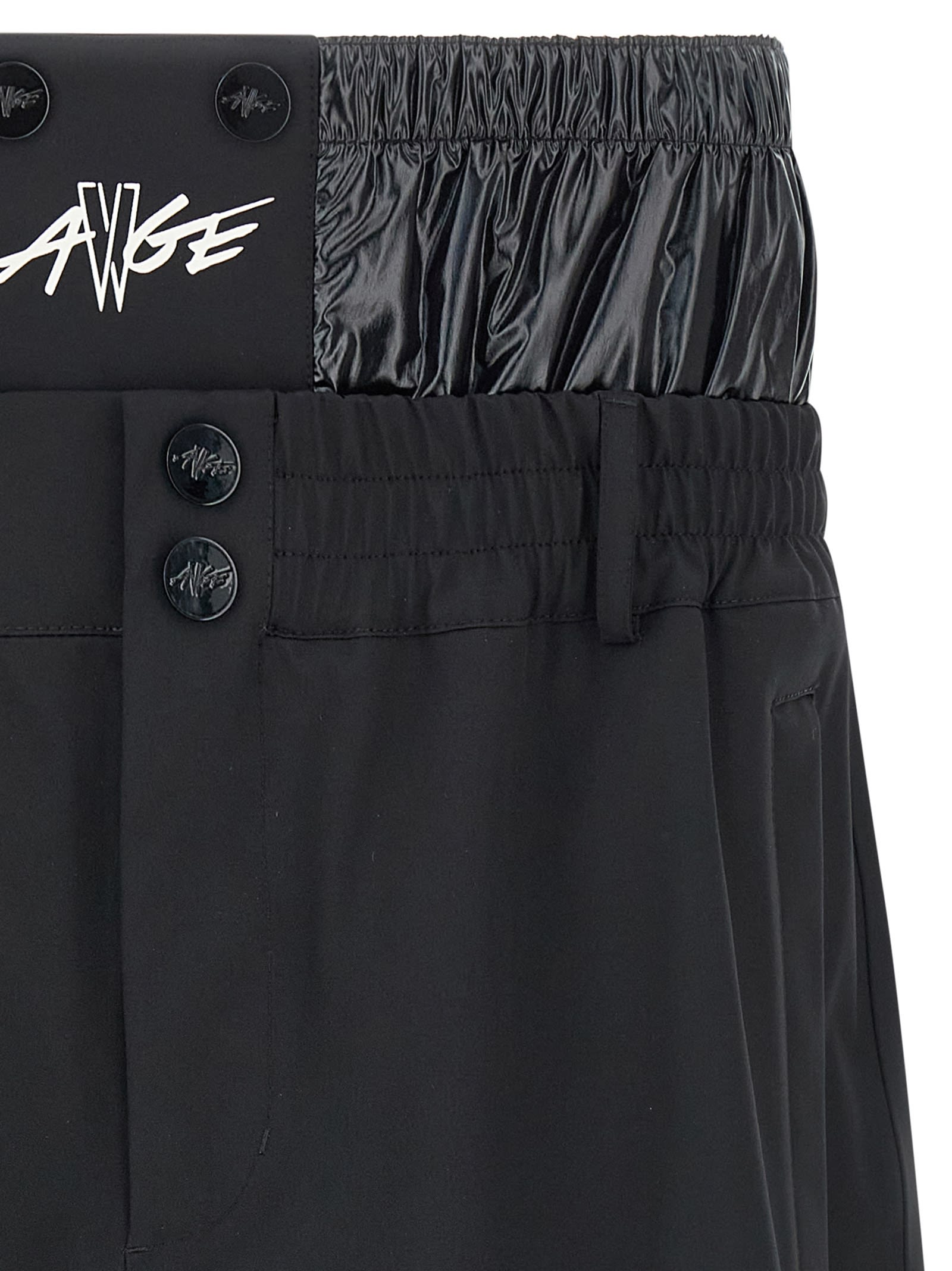 Moncler Genius Bermuda Moncler X Asap Rocky Bermuda And Short Black In Black