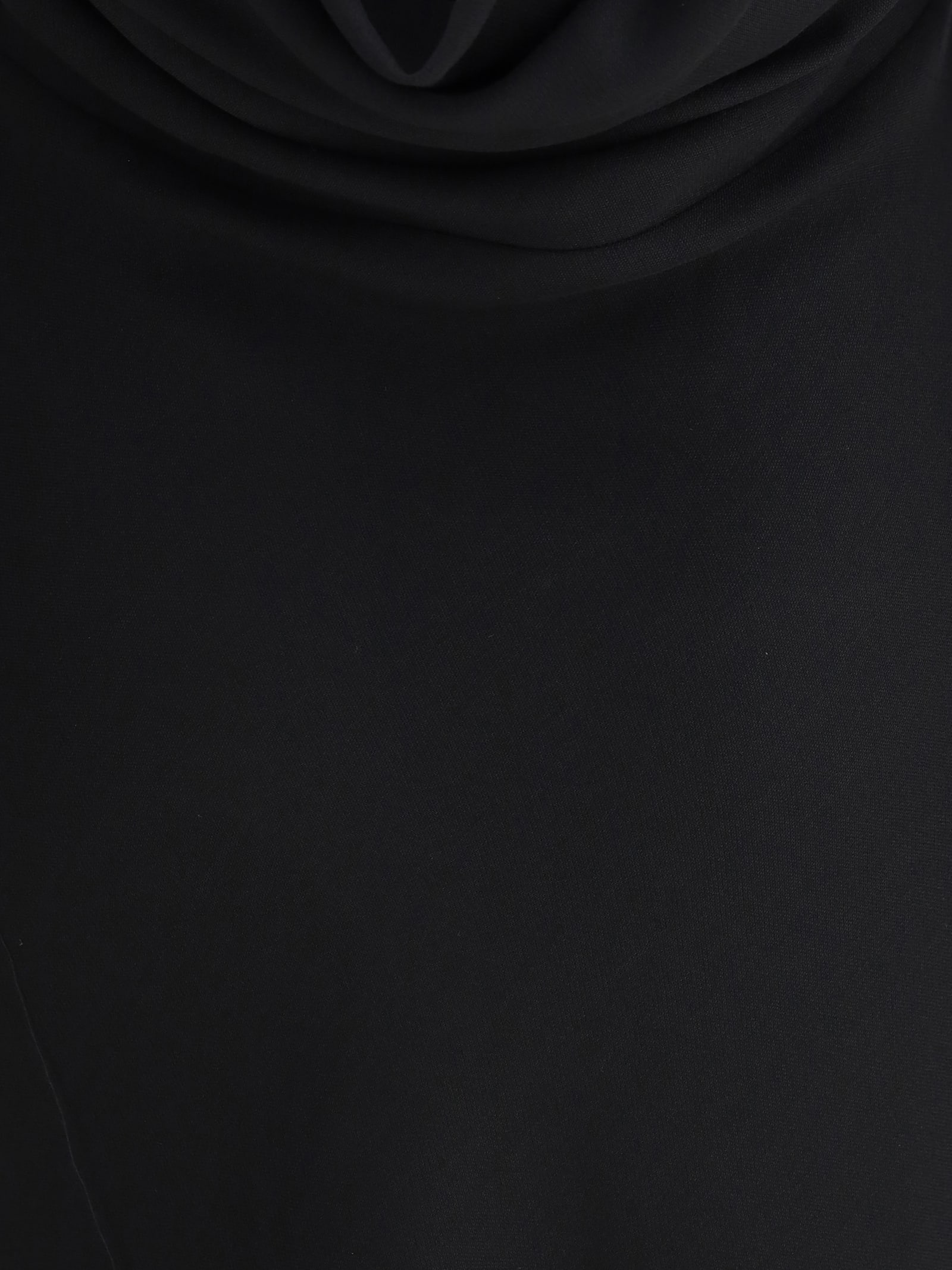 Crida Milano Tunisi Midi Dress In Cady In Black