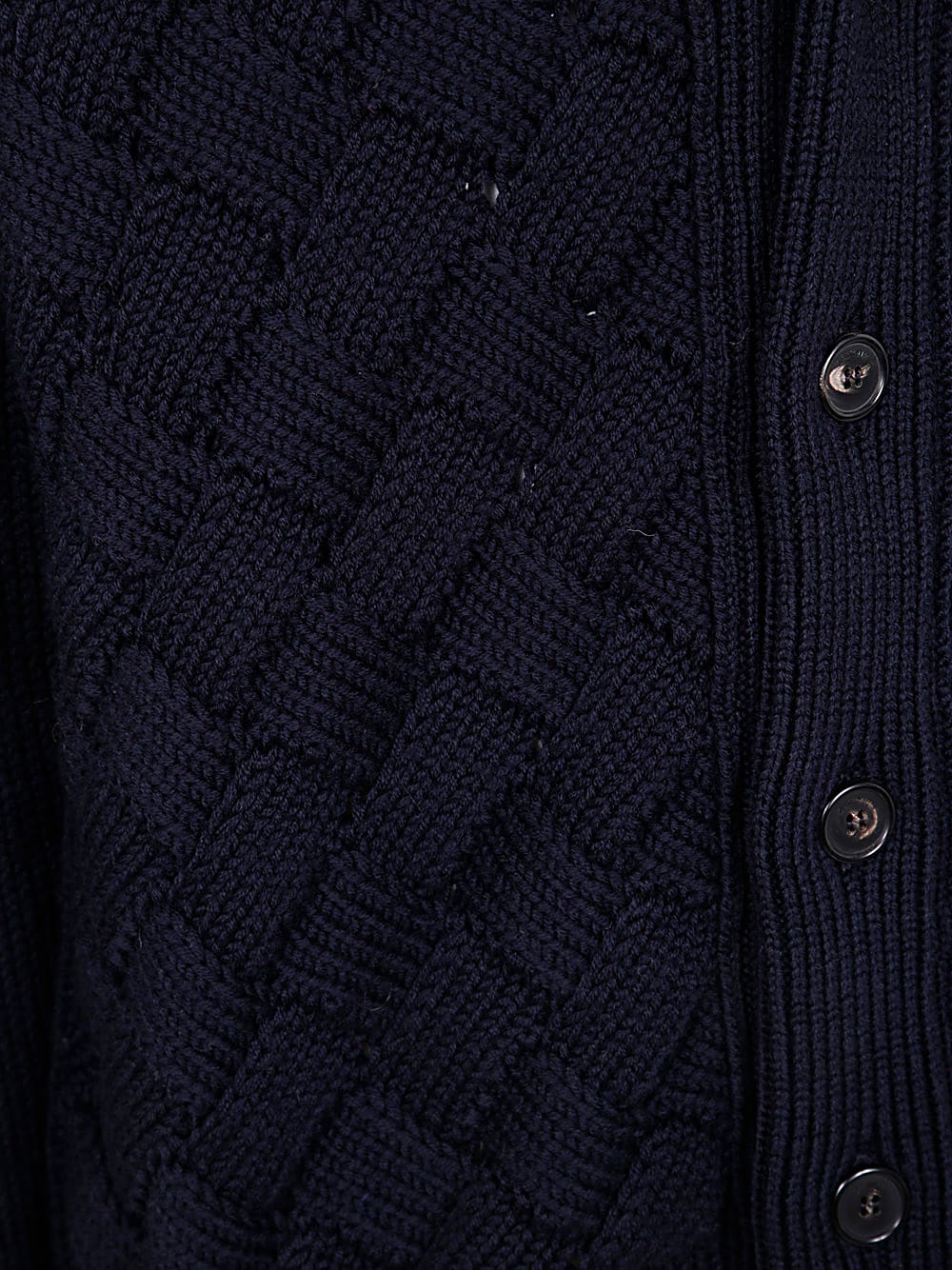 Shop Zanone Cardigan Scial Slim Fit In Blue