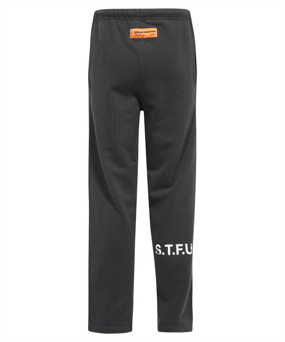 Heron Preston Tapered Cotton Track Pants In Black