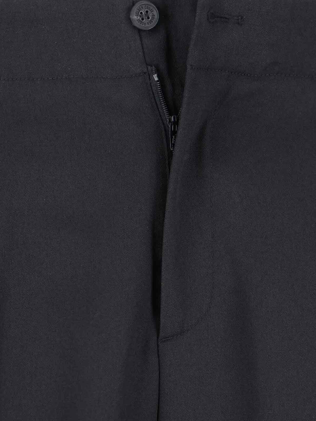 Golden Goose Tailored Black Trousers With Pleated Front In Black