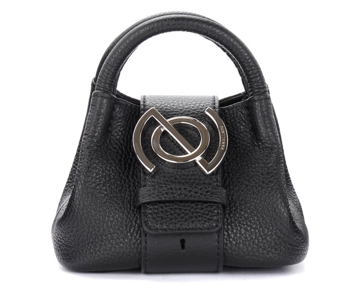 Zanellato Zoe Daily Super Baby Bag In Black Leather