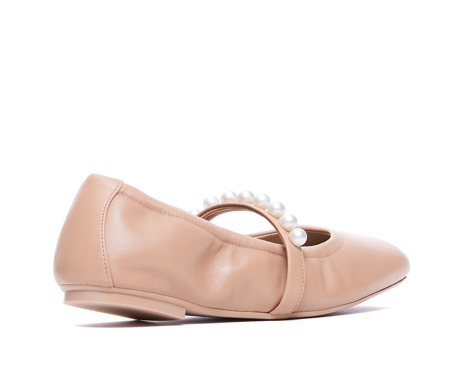 Stuart Weitzman Goldie Ballerina Shoes In Pink