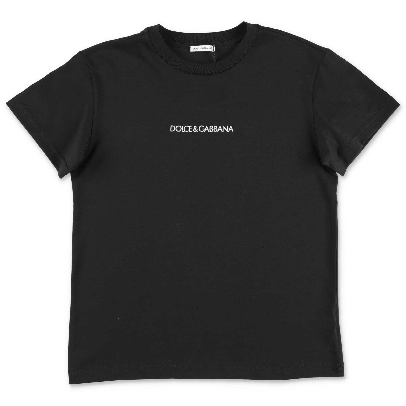 Dolce & Gabbana Logo Embroidered T-shirt