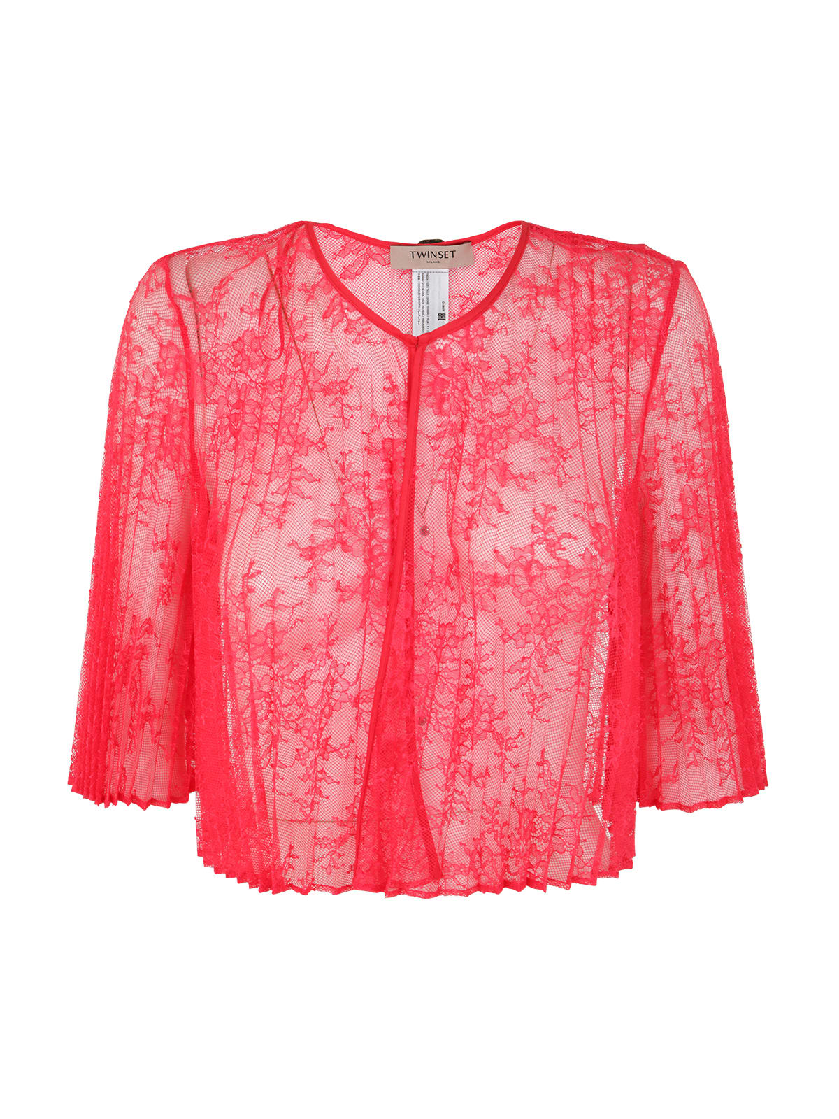 Twinset Laced Shawl In Azalea